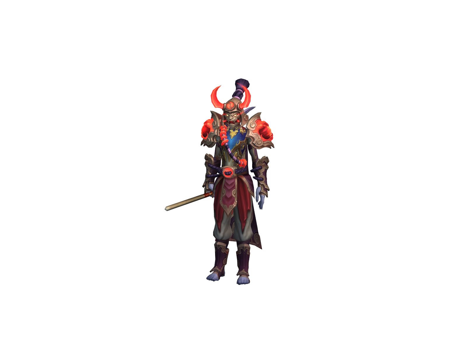 Mechka 3D character render