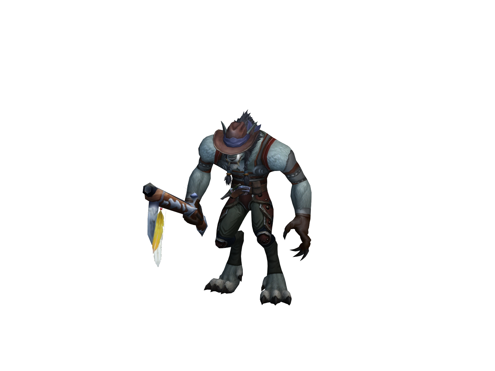 Monkeroe 3D character render