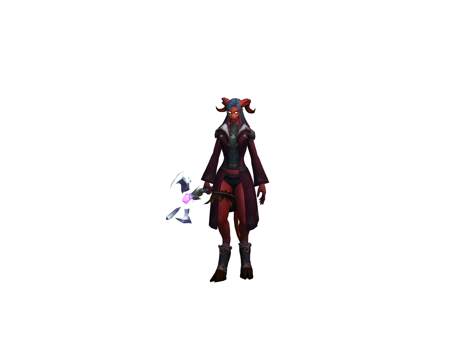 Shadesontrap 3D character render