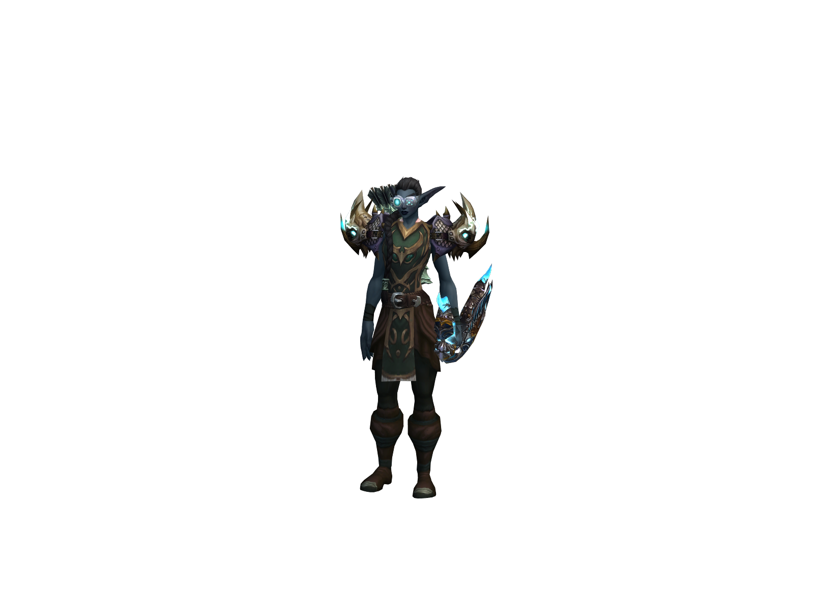 Oï 3D character render