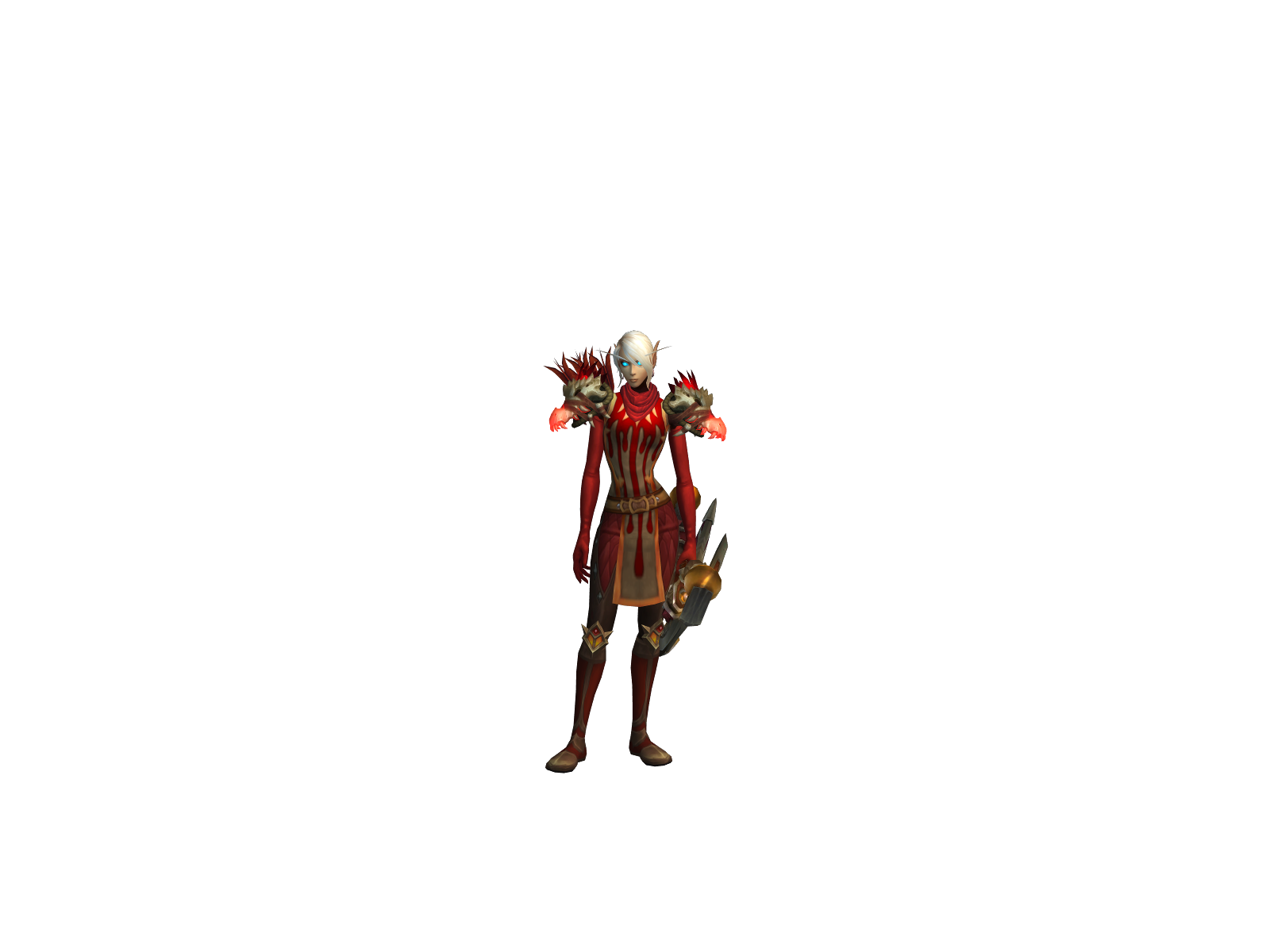 Leds 3D character render