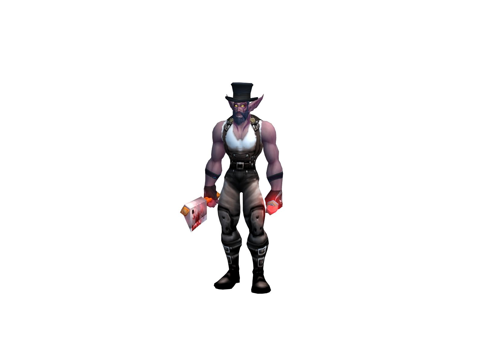 Sandybacon 3D character render