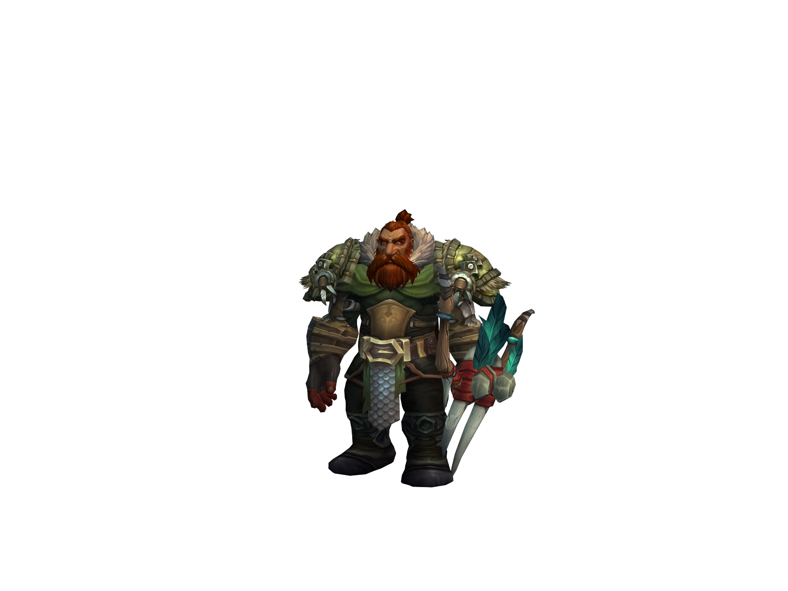 Dàmas 3D character render