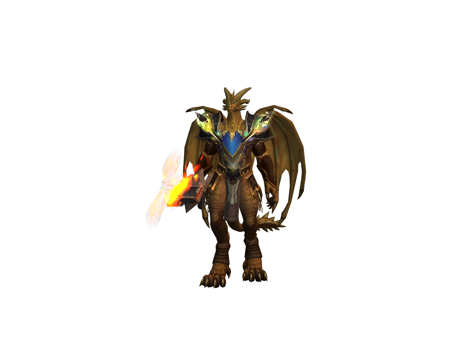 Dracthael 3D character render