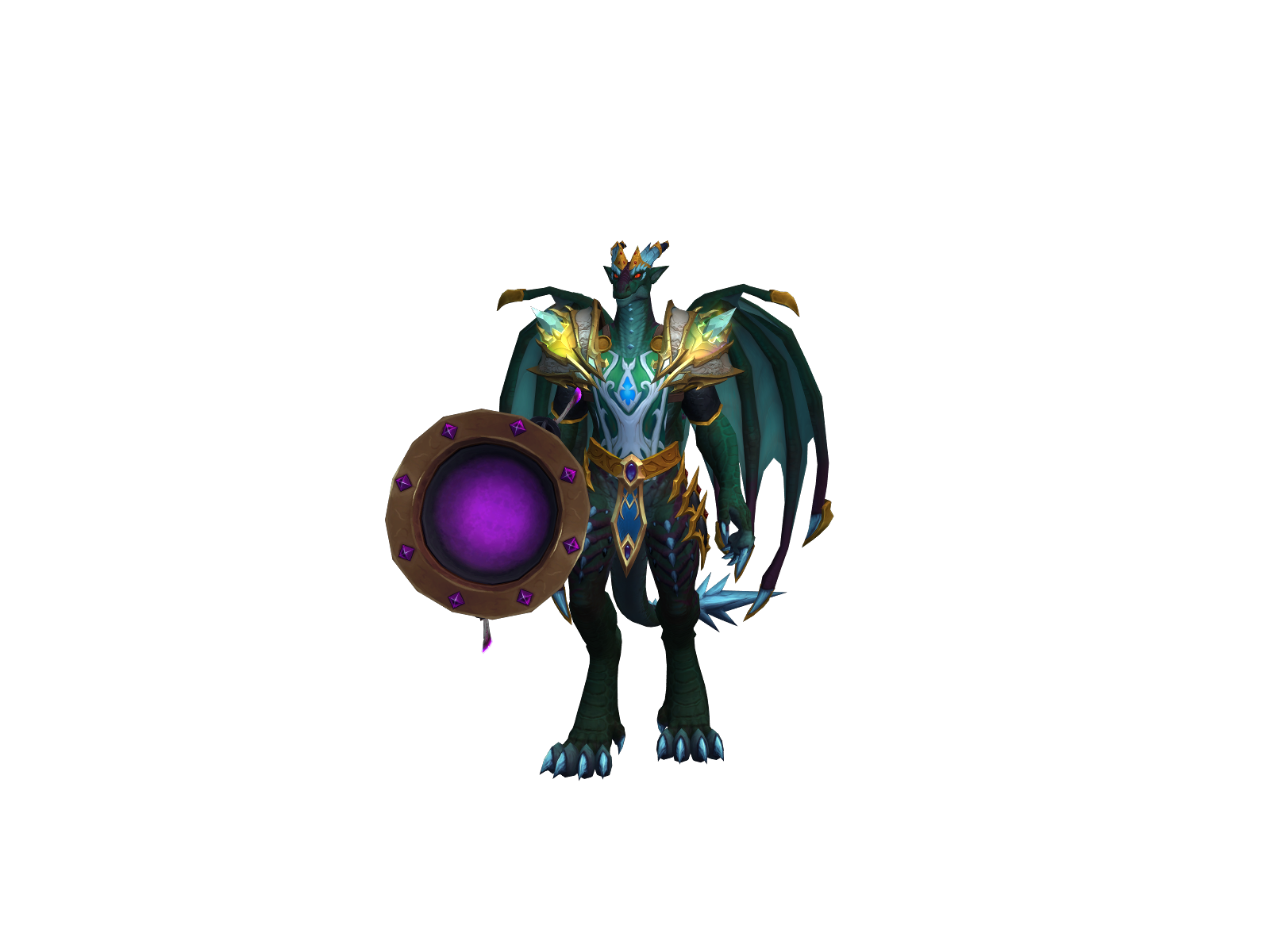 Dracaroty 3D character render