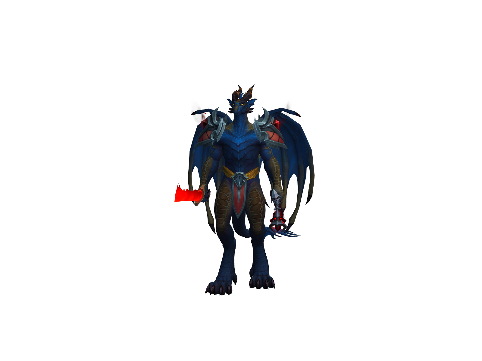 Dragonhooker 3D character render
