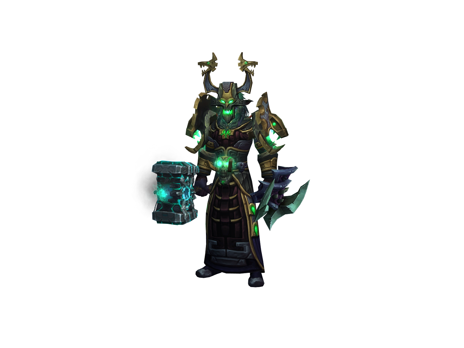 Umbakus 3D character render