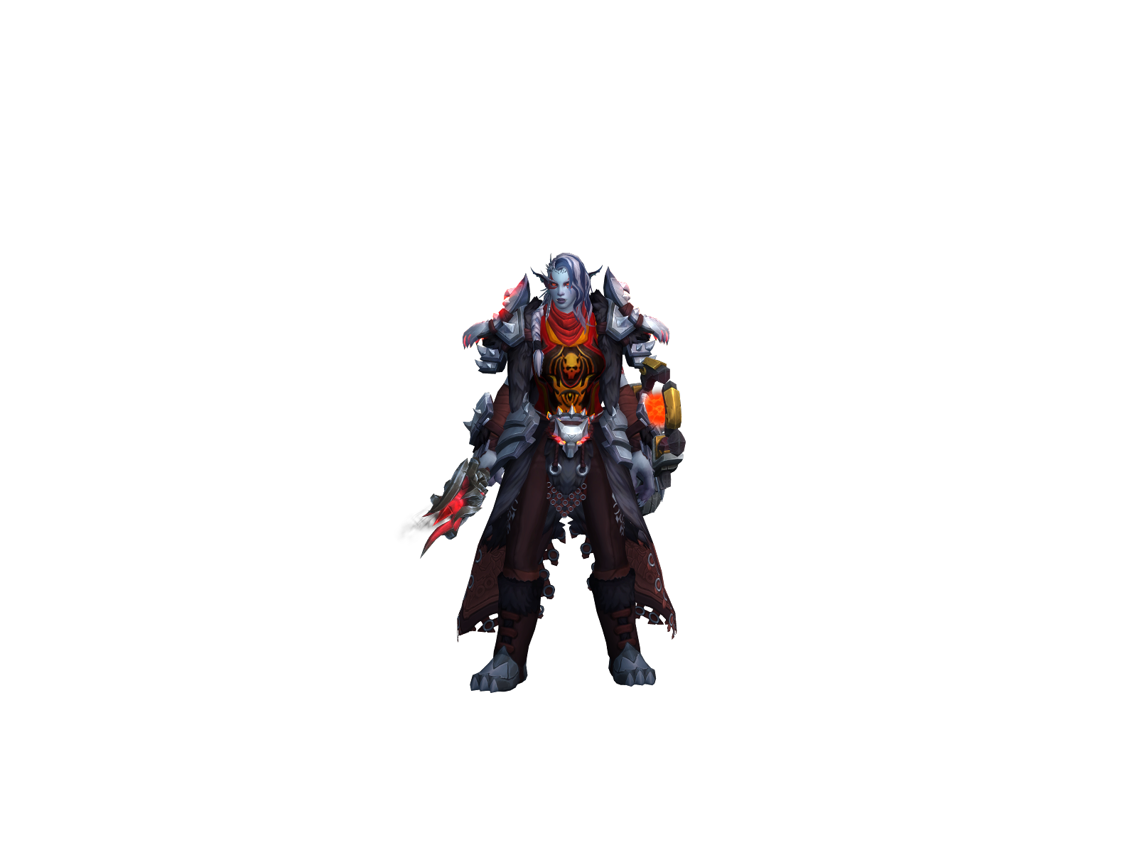 Shamanir 3D character render