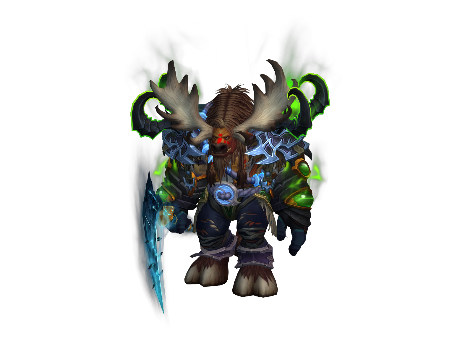 Hornihitter 3D character render