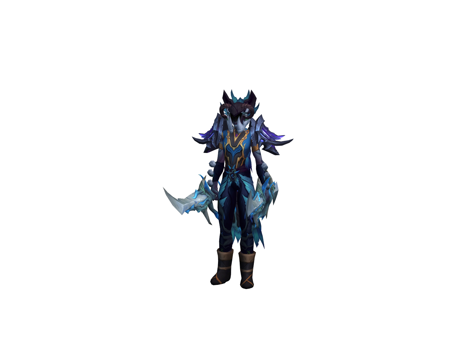Damne 3D character render
