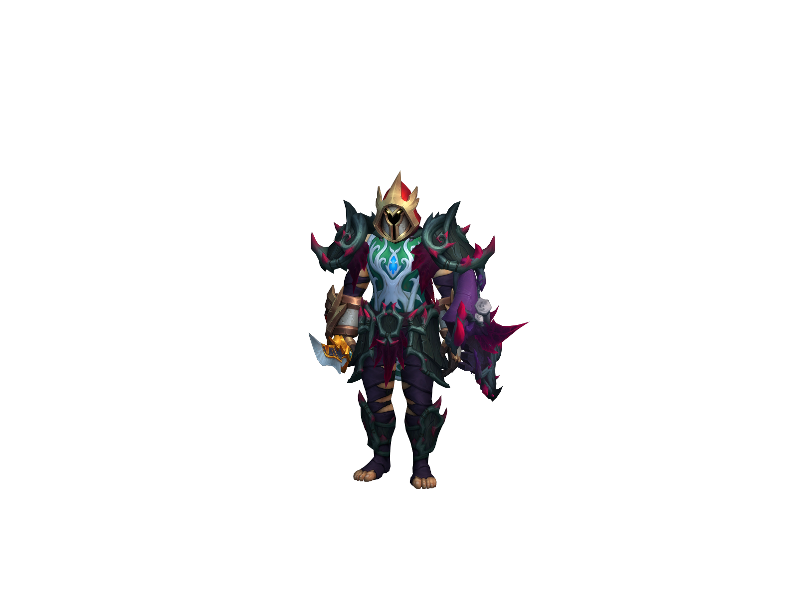 Cronator 3D character render