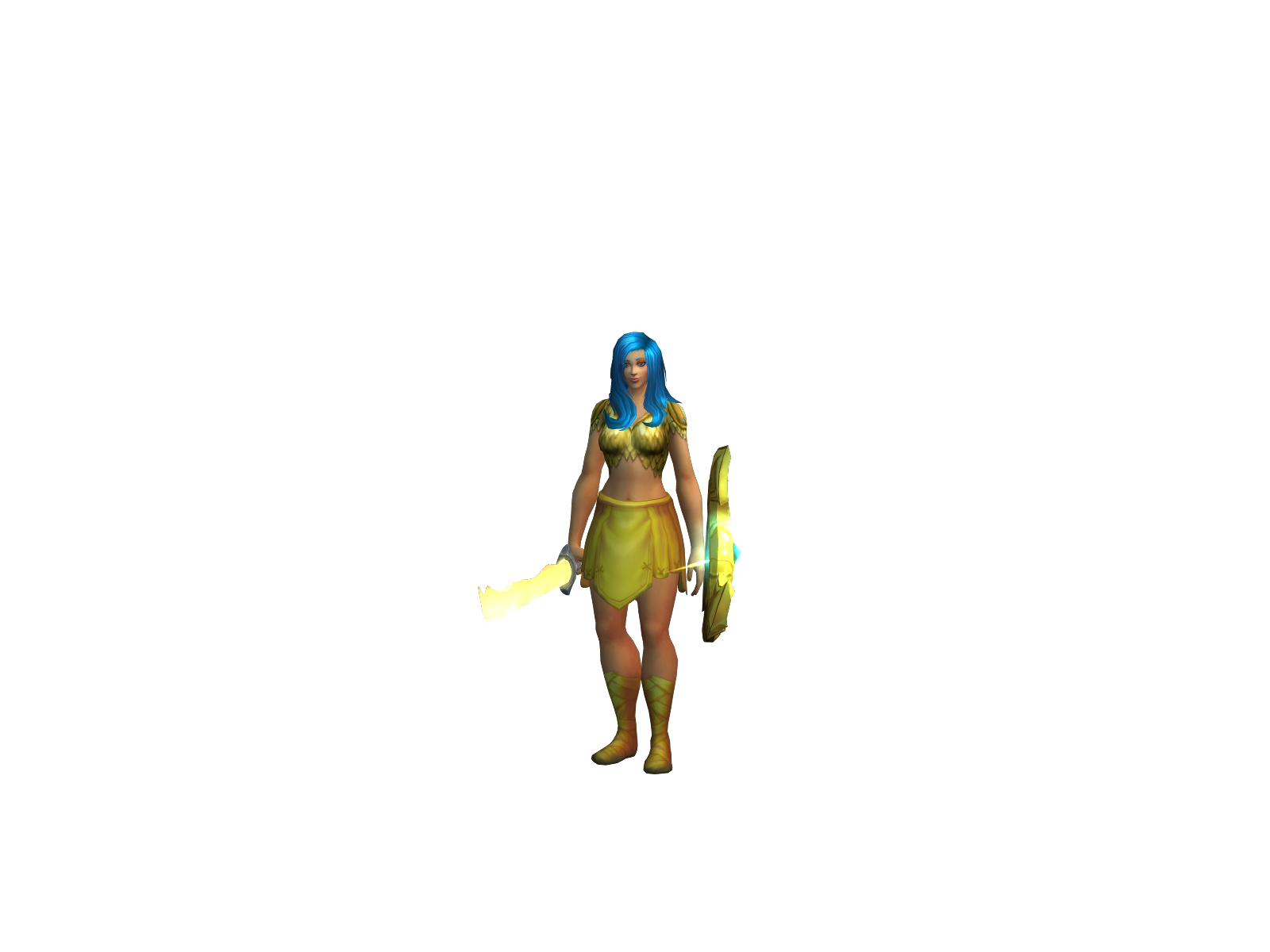 Râpht 3D character render