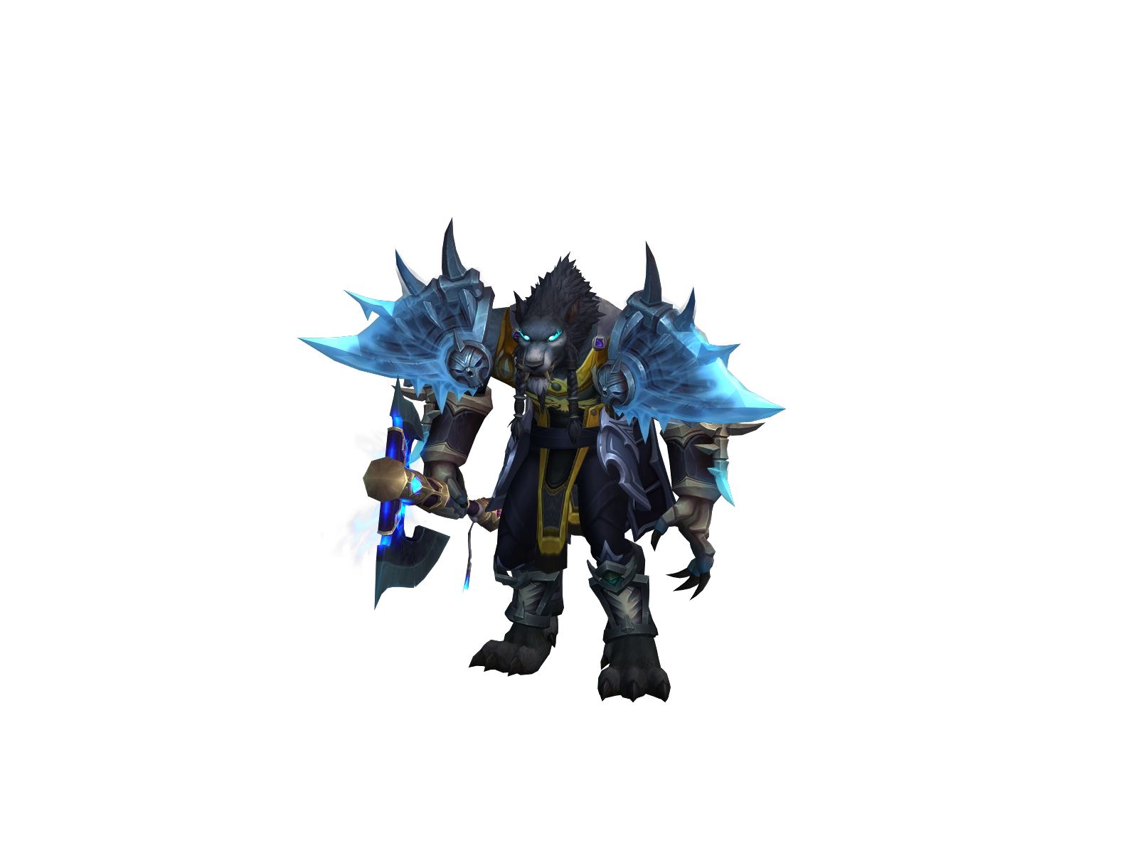 Ruunik 3D character render