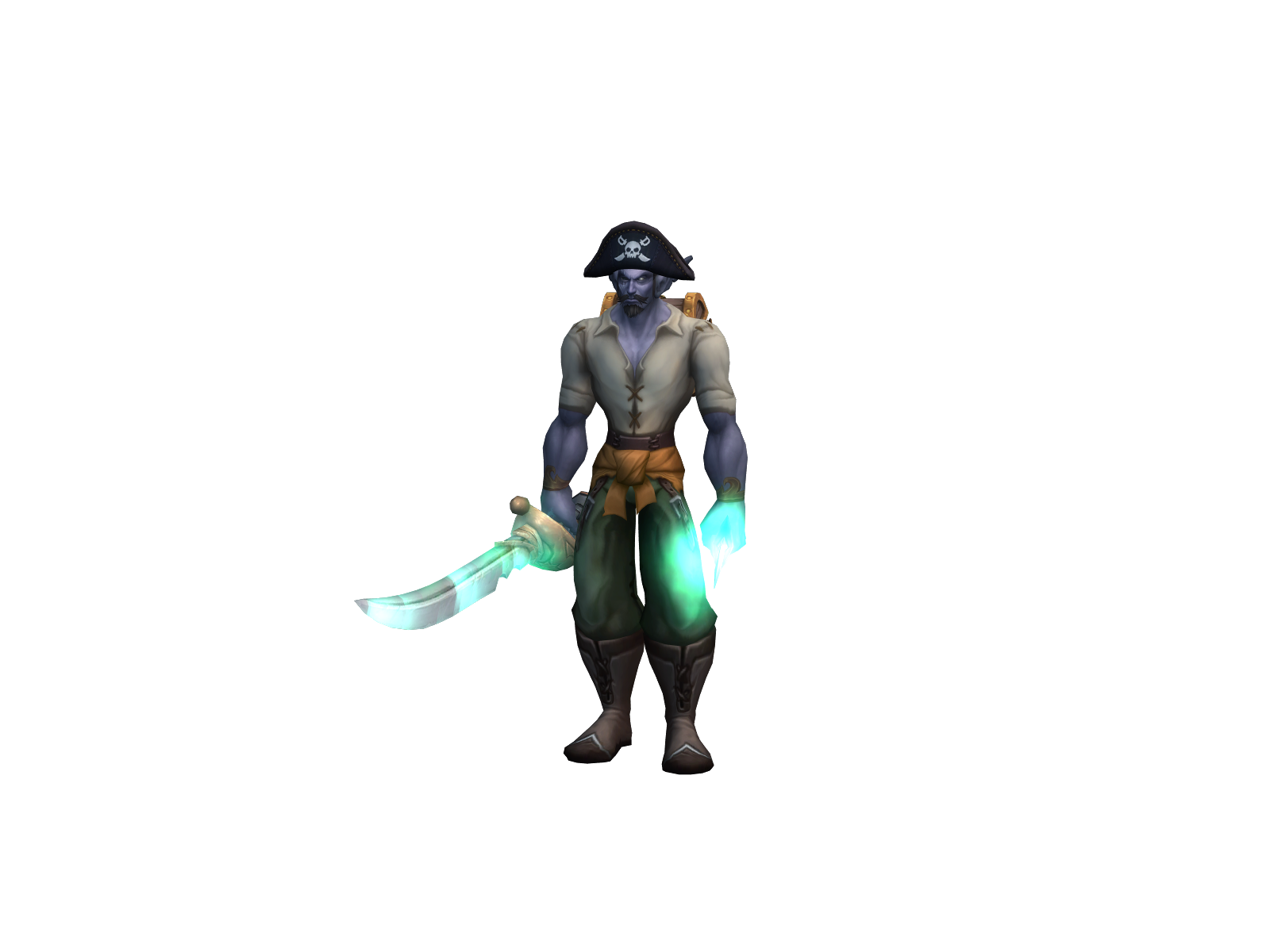 Gorgor 3D character render