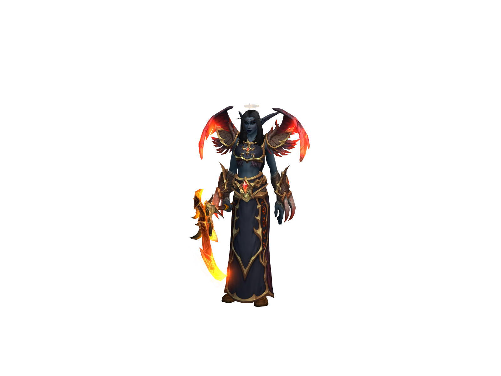 Nínfa 3D character render