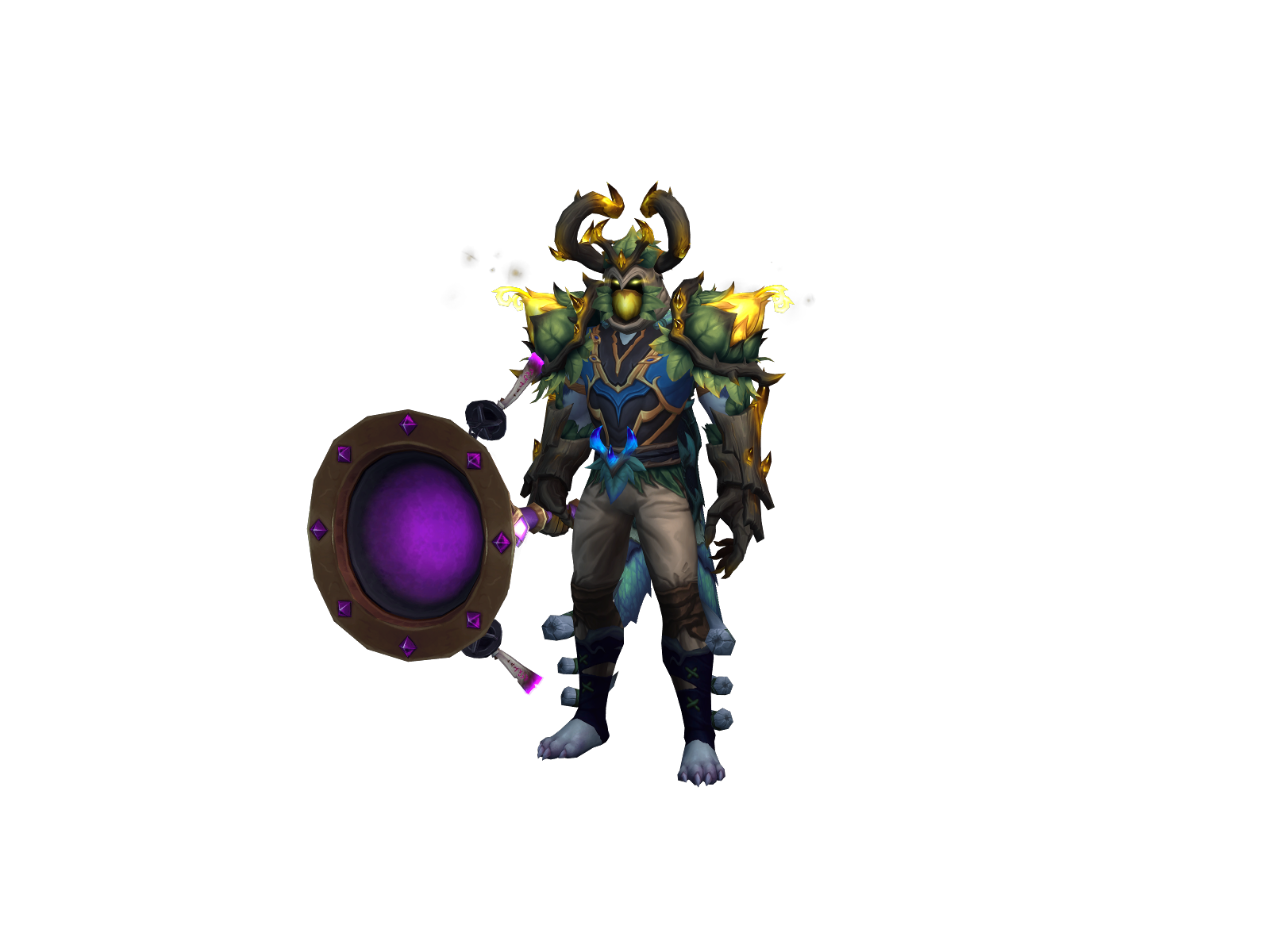 Smurdik 3D character render