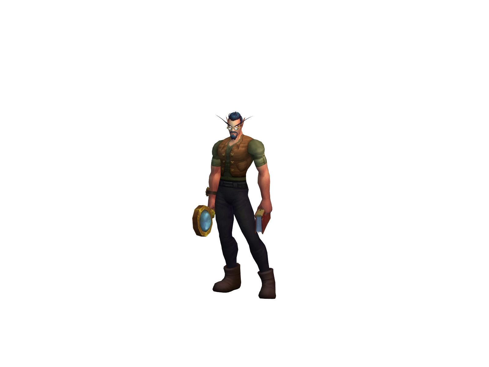 Uwansum 3D character render