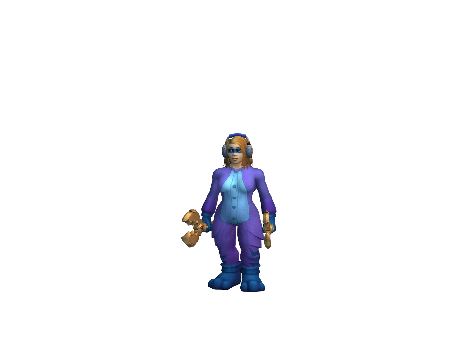Awooshoo 3D character render