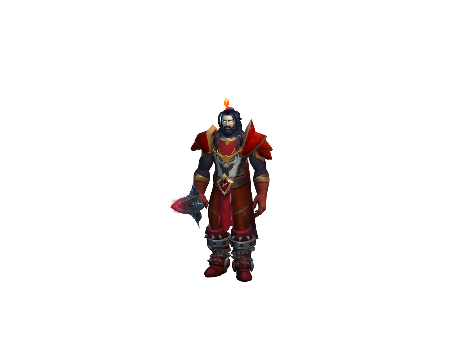 Tirdad 3D character render