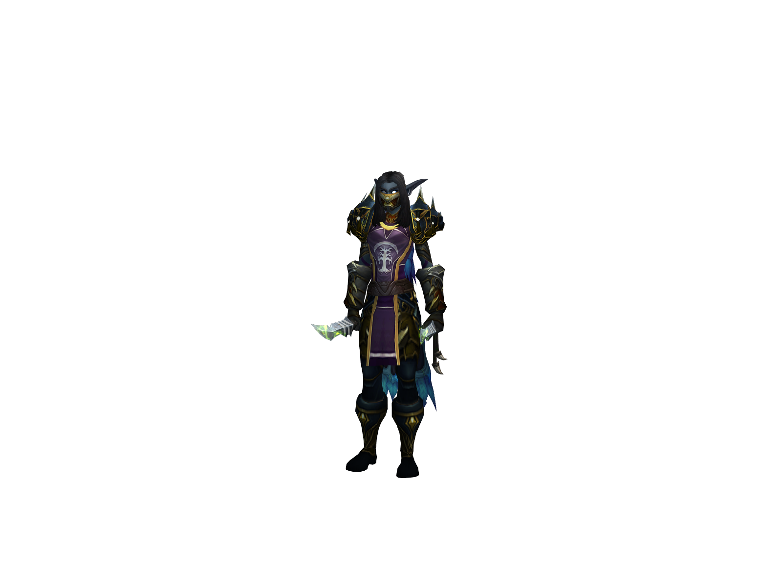Maliek 3D character render