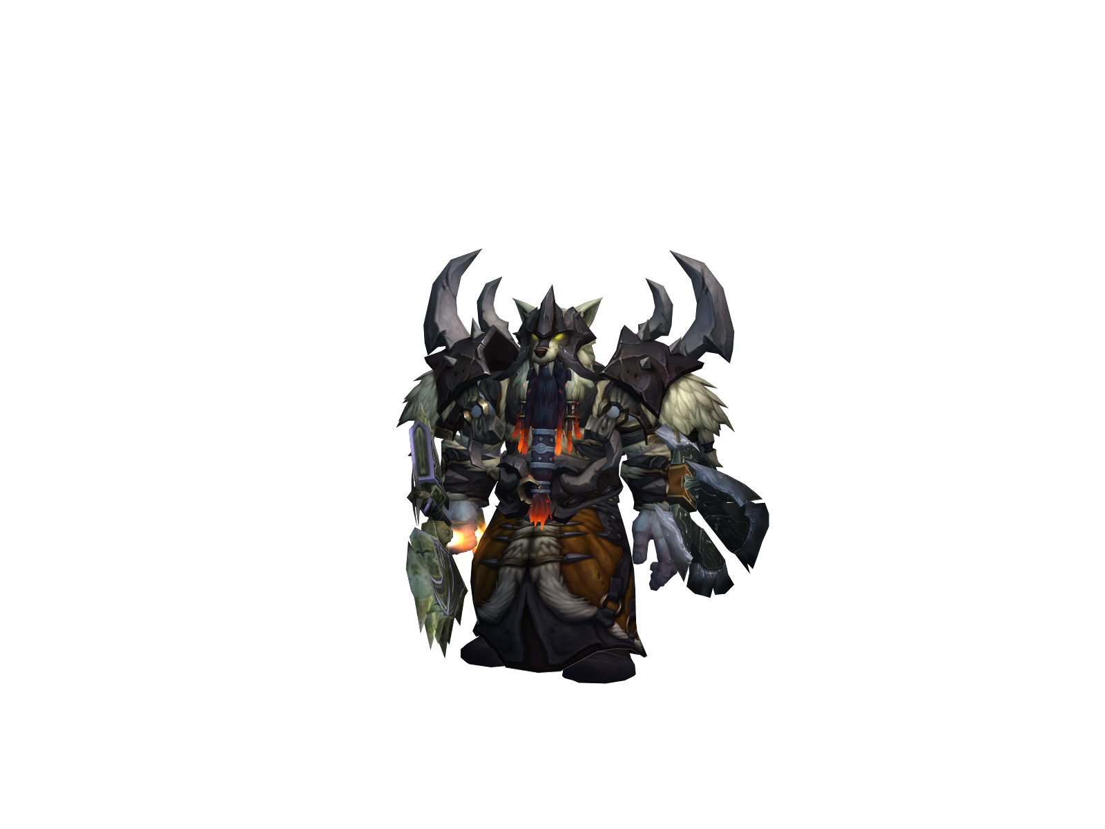 Deathachê 3D character render