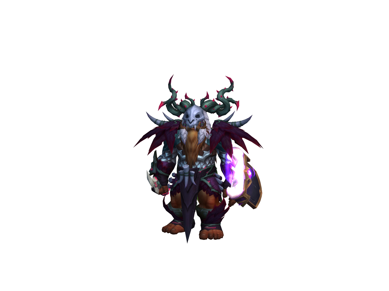 Boogajr 3D character render