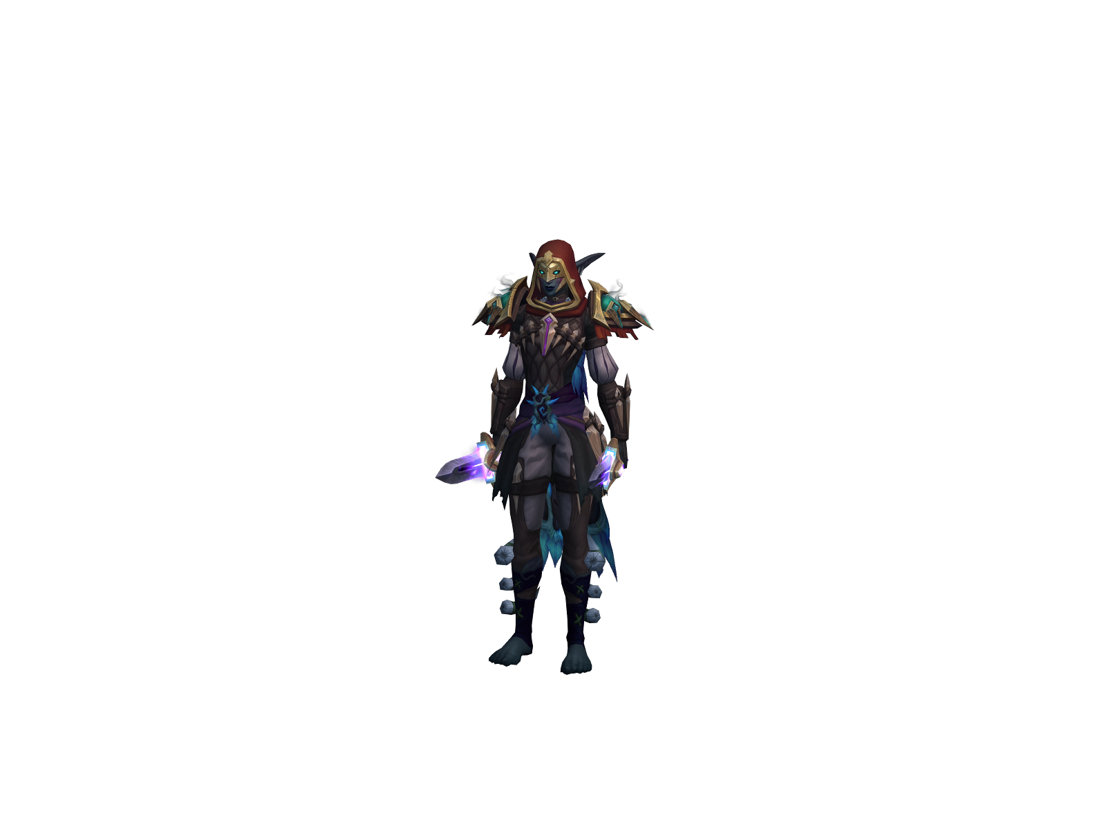 Vanishing 3D character render