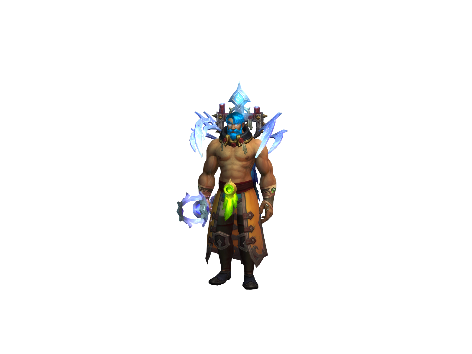 Khaggar 3D character render