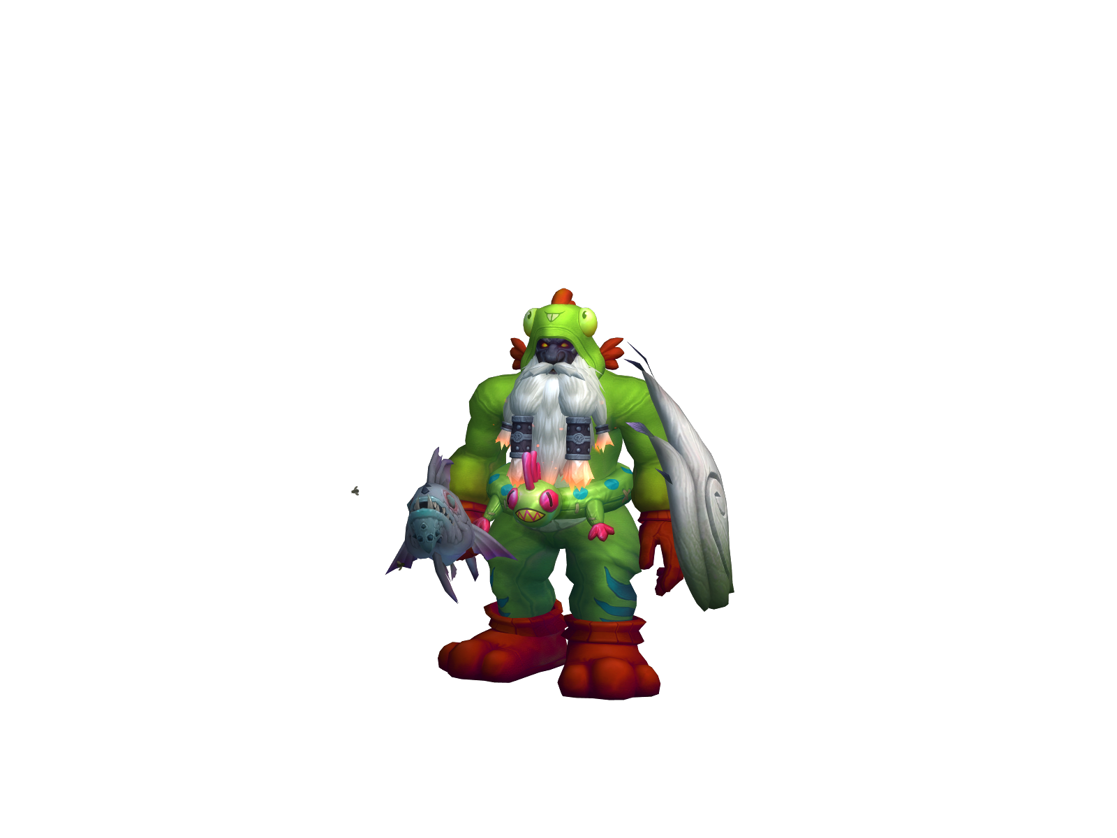 Luluandertal 3D character render