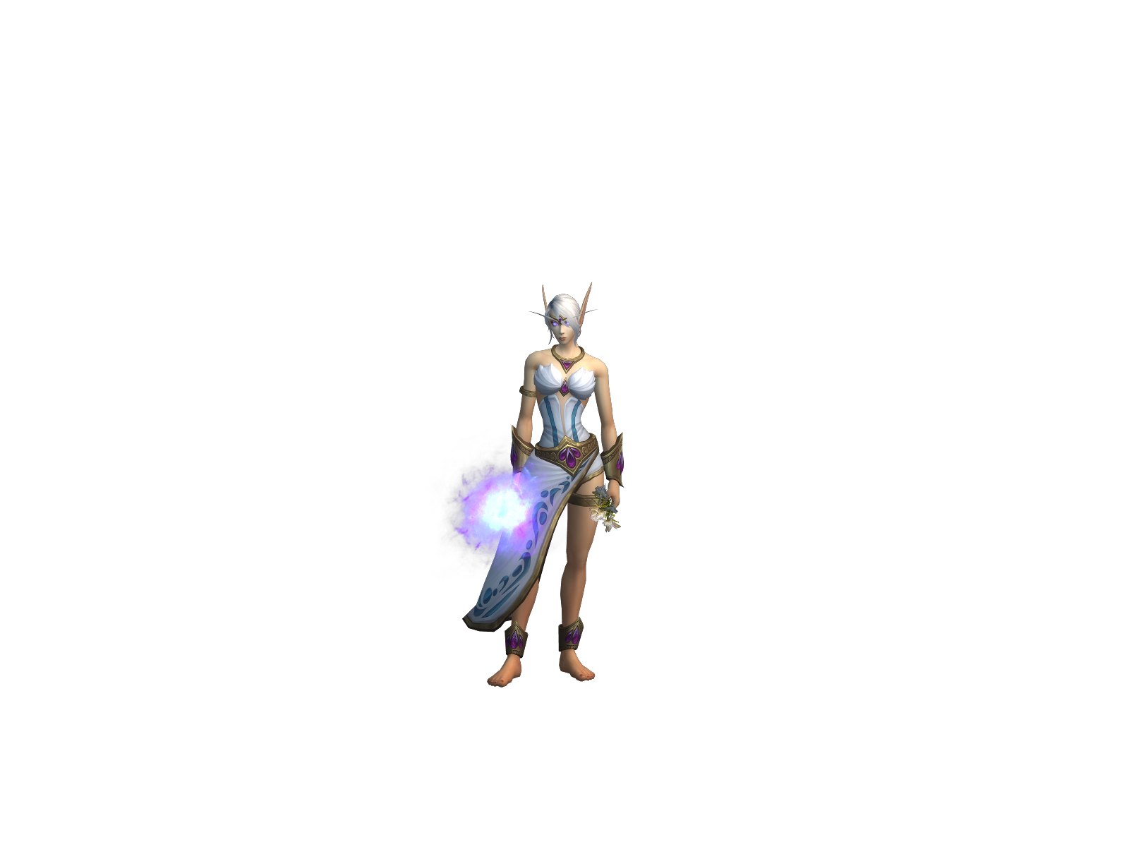 Mana 3D character render
