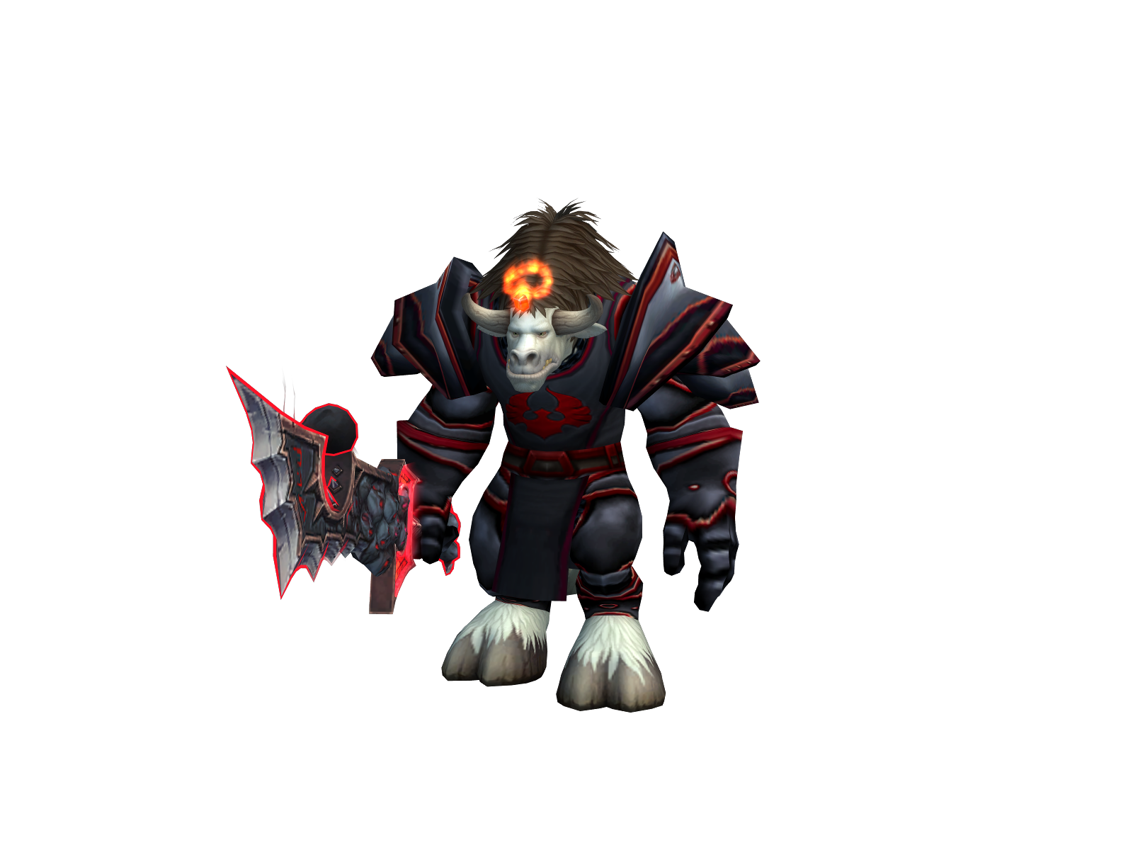 Cowned 3D character render