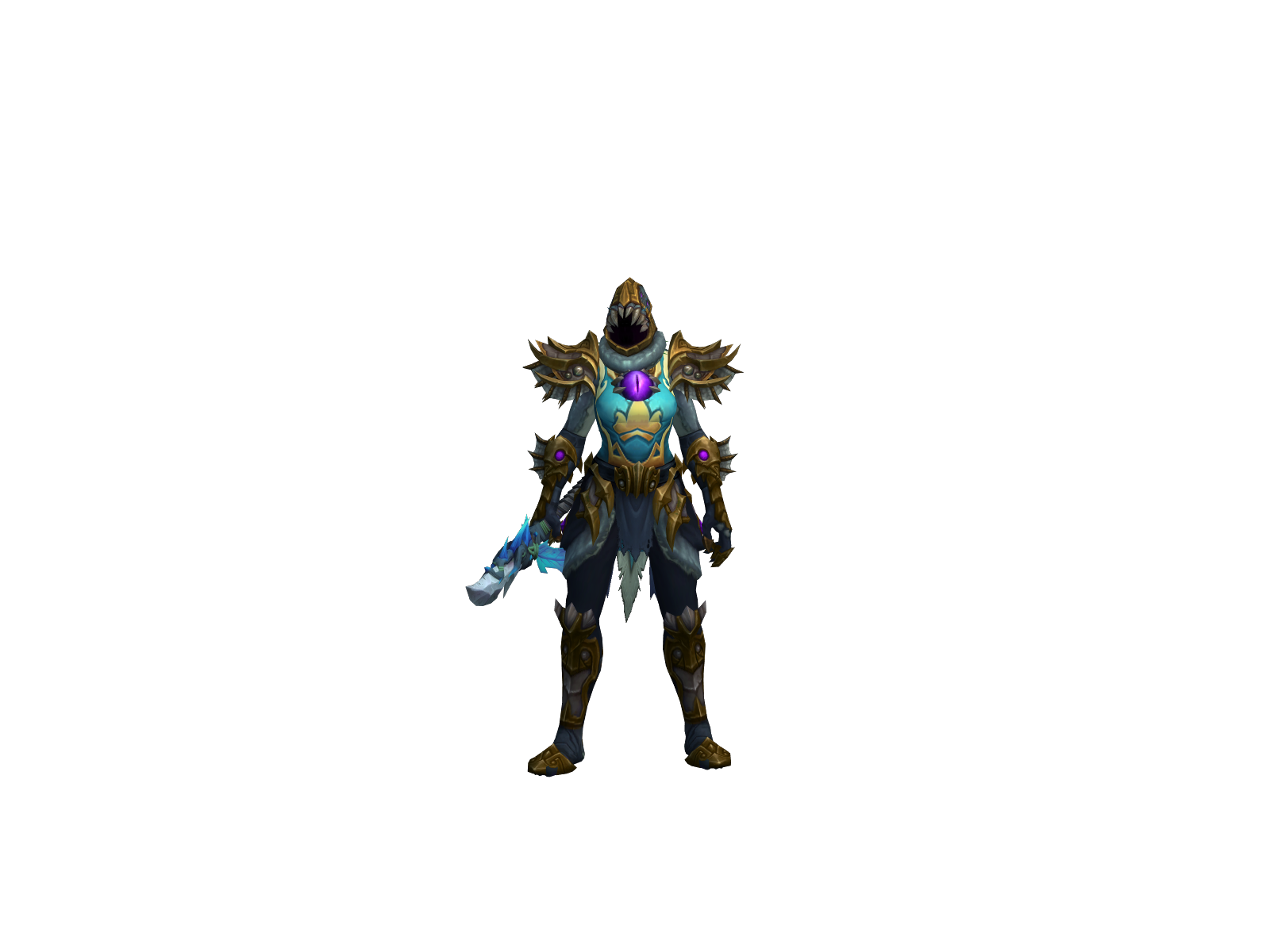 Fazey 3D character render