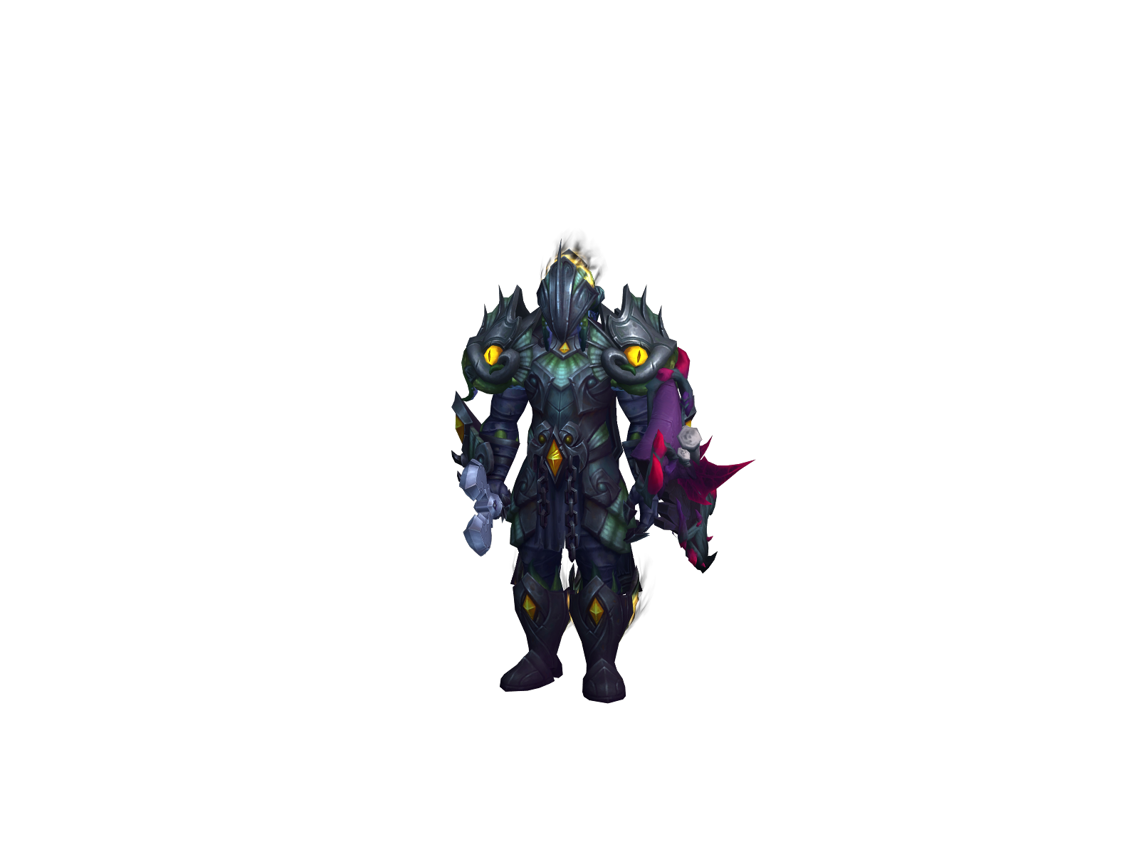 Mangopaladin 3D character render