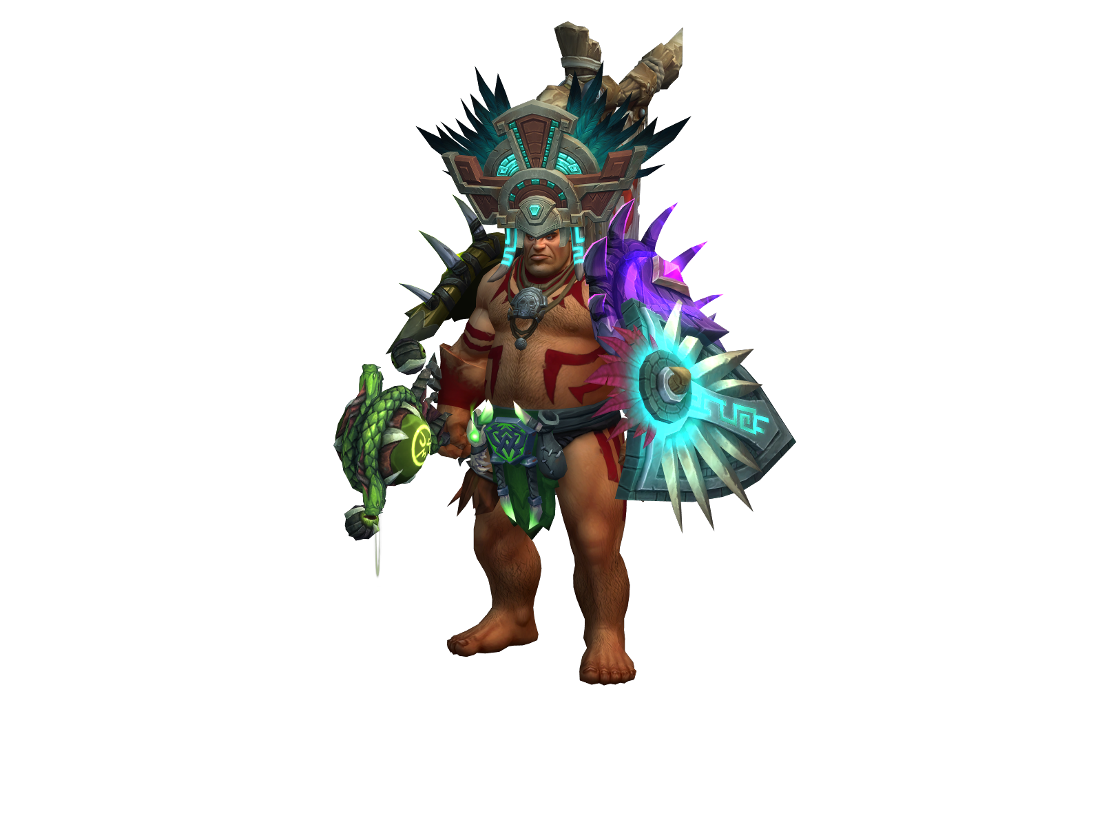 Krygh 3D character render