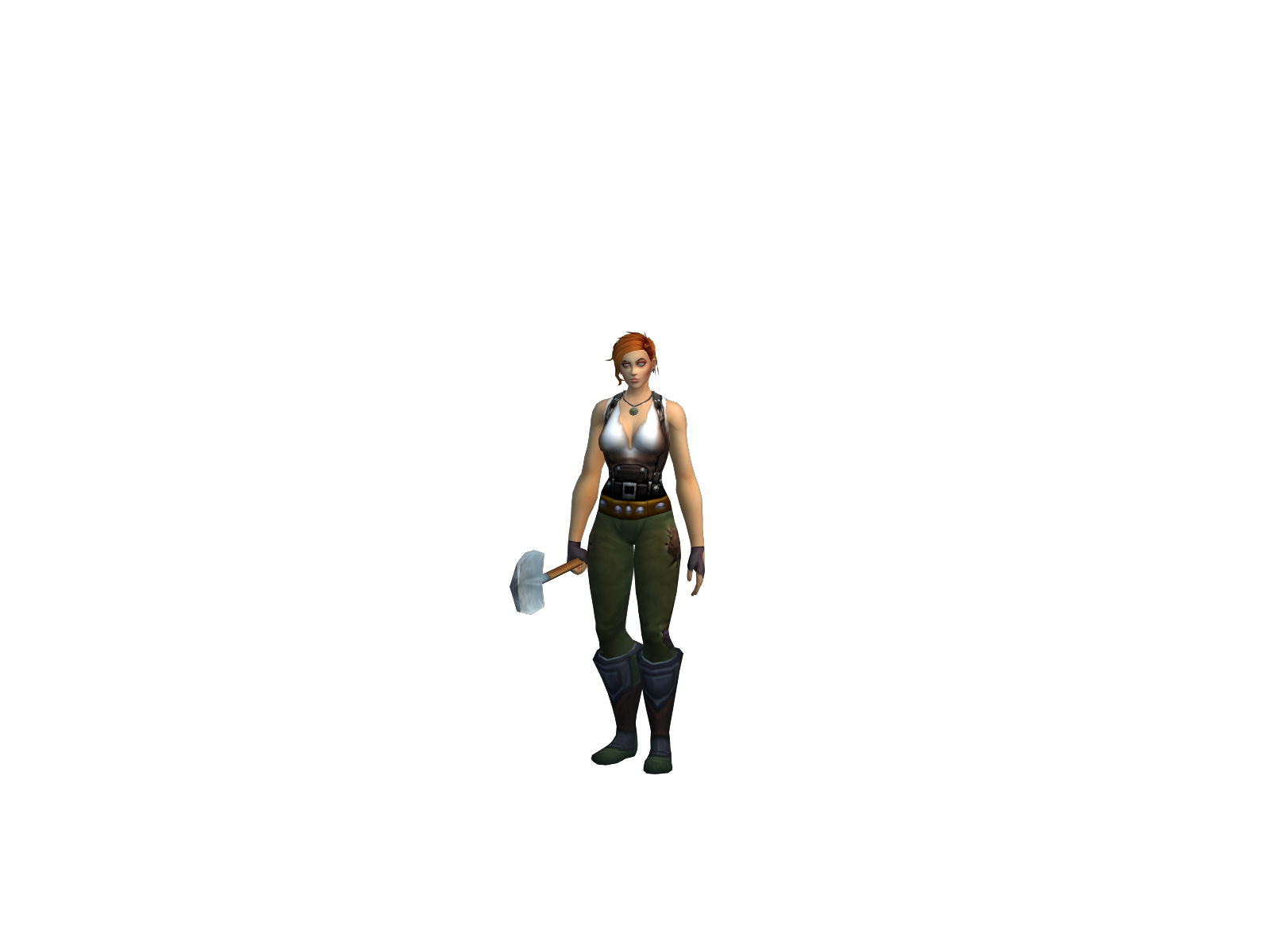 Mesiaa 3D character render