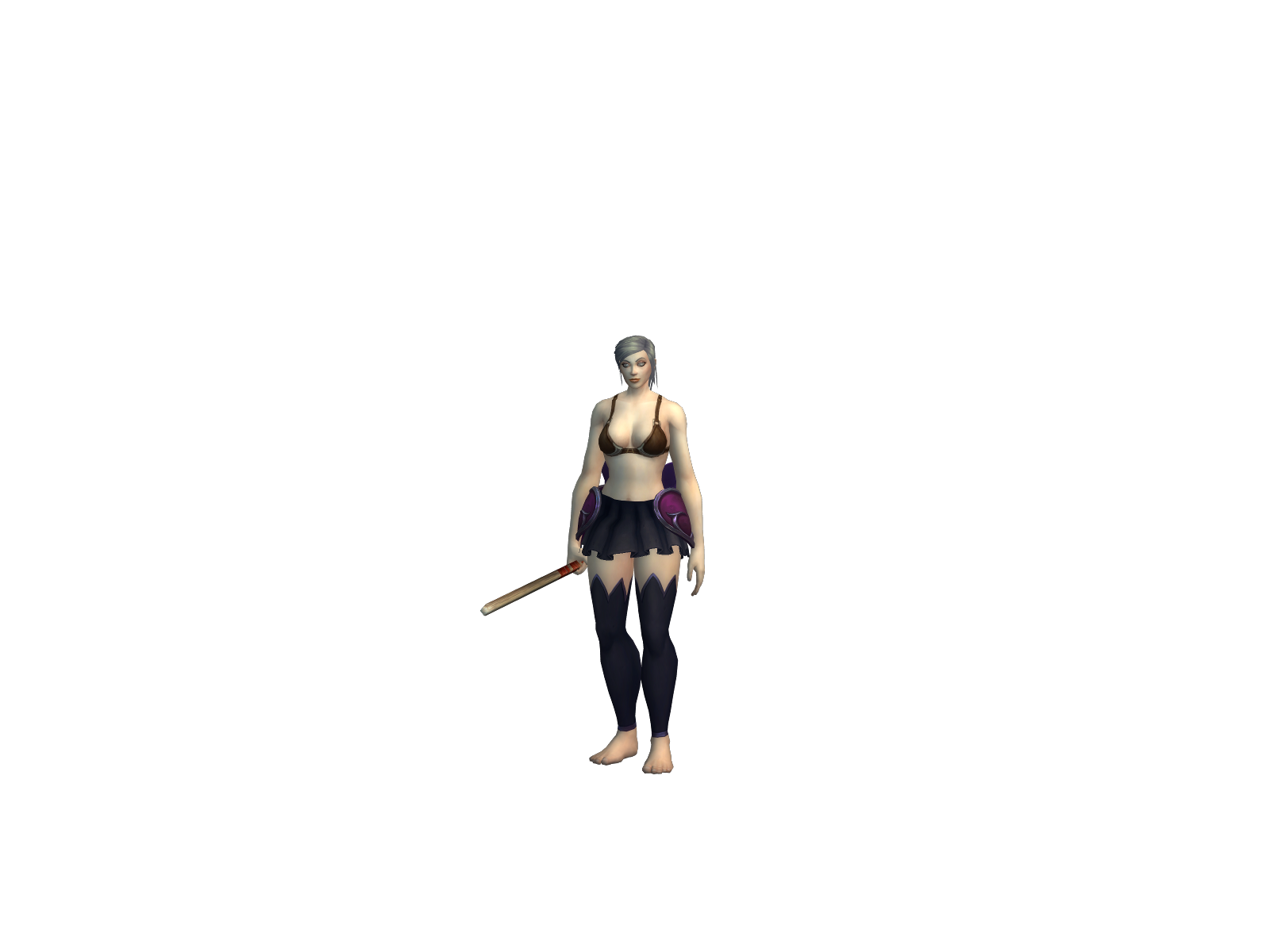 Marliynie 3D character render