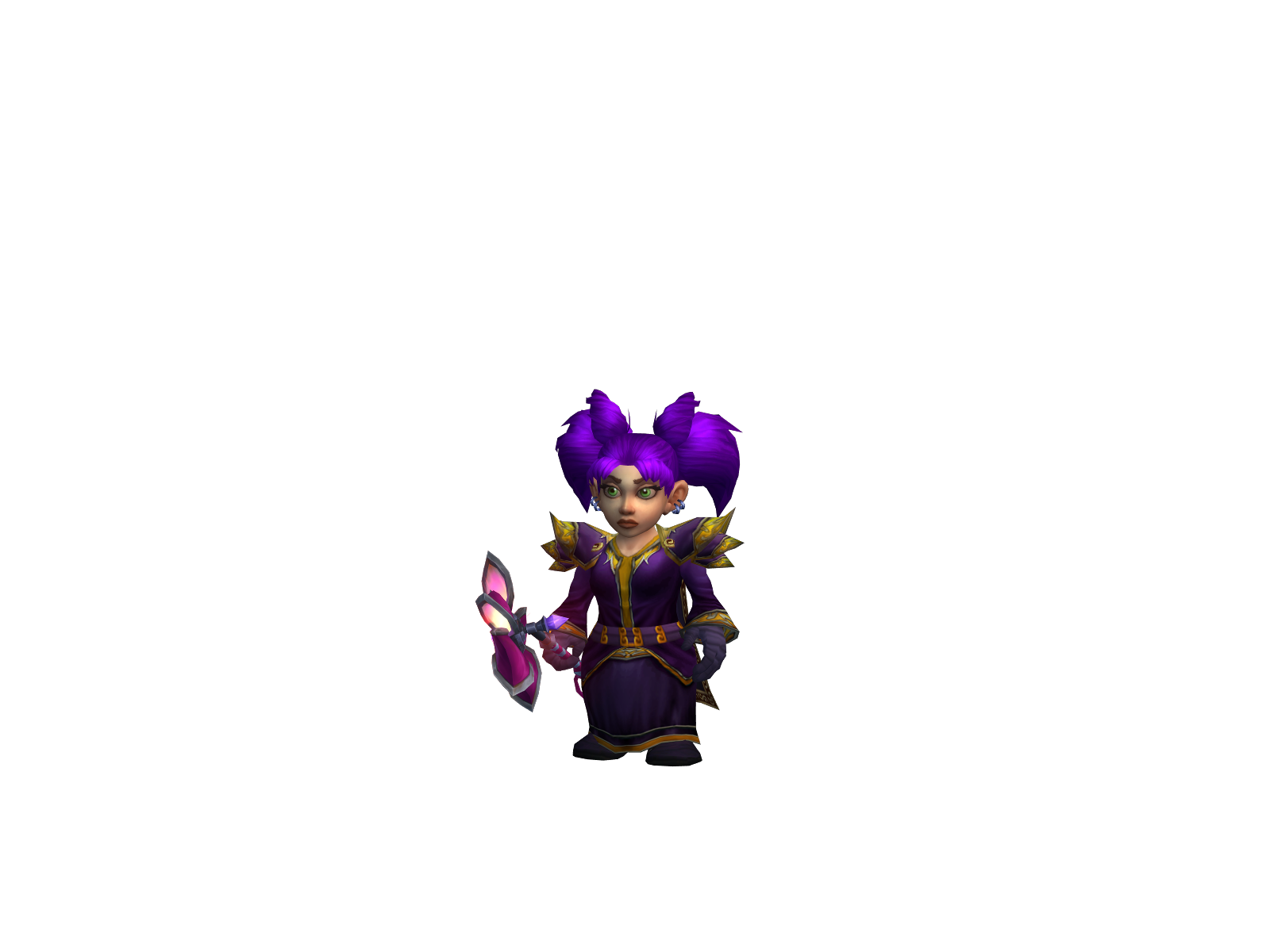 Kyrri 3D character render