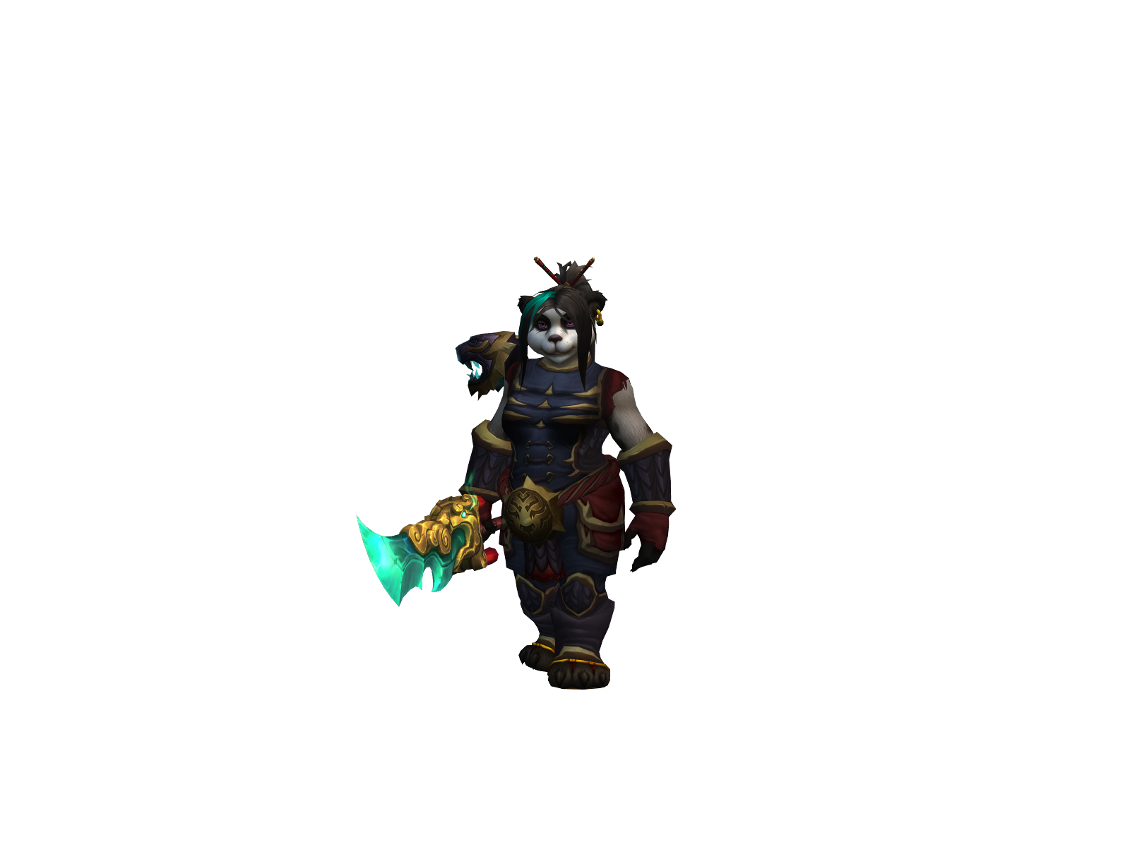 Jinudah 3D character render