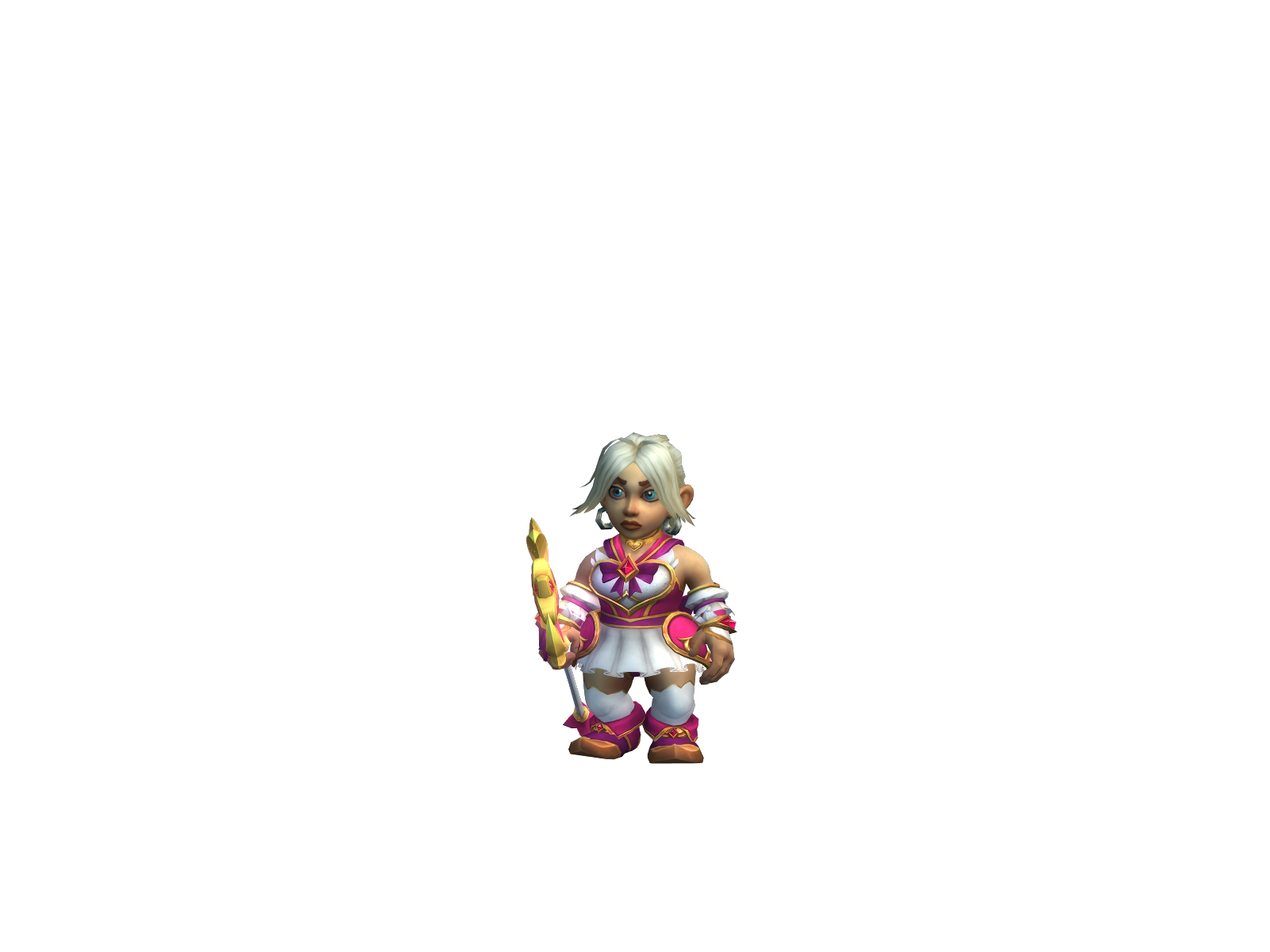 Melitini 3D character render