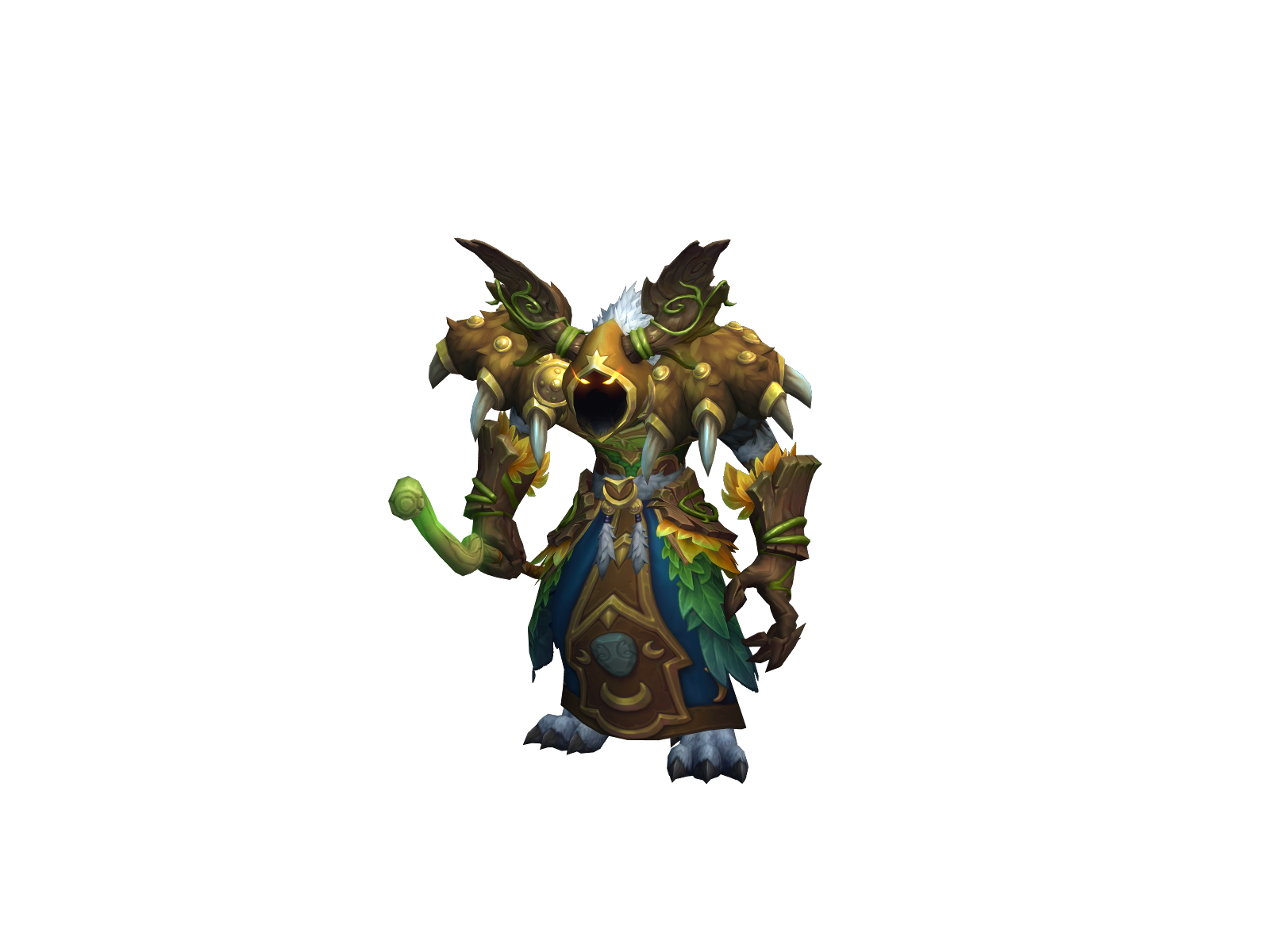 Moonplucker 3D character render