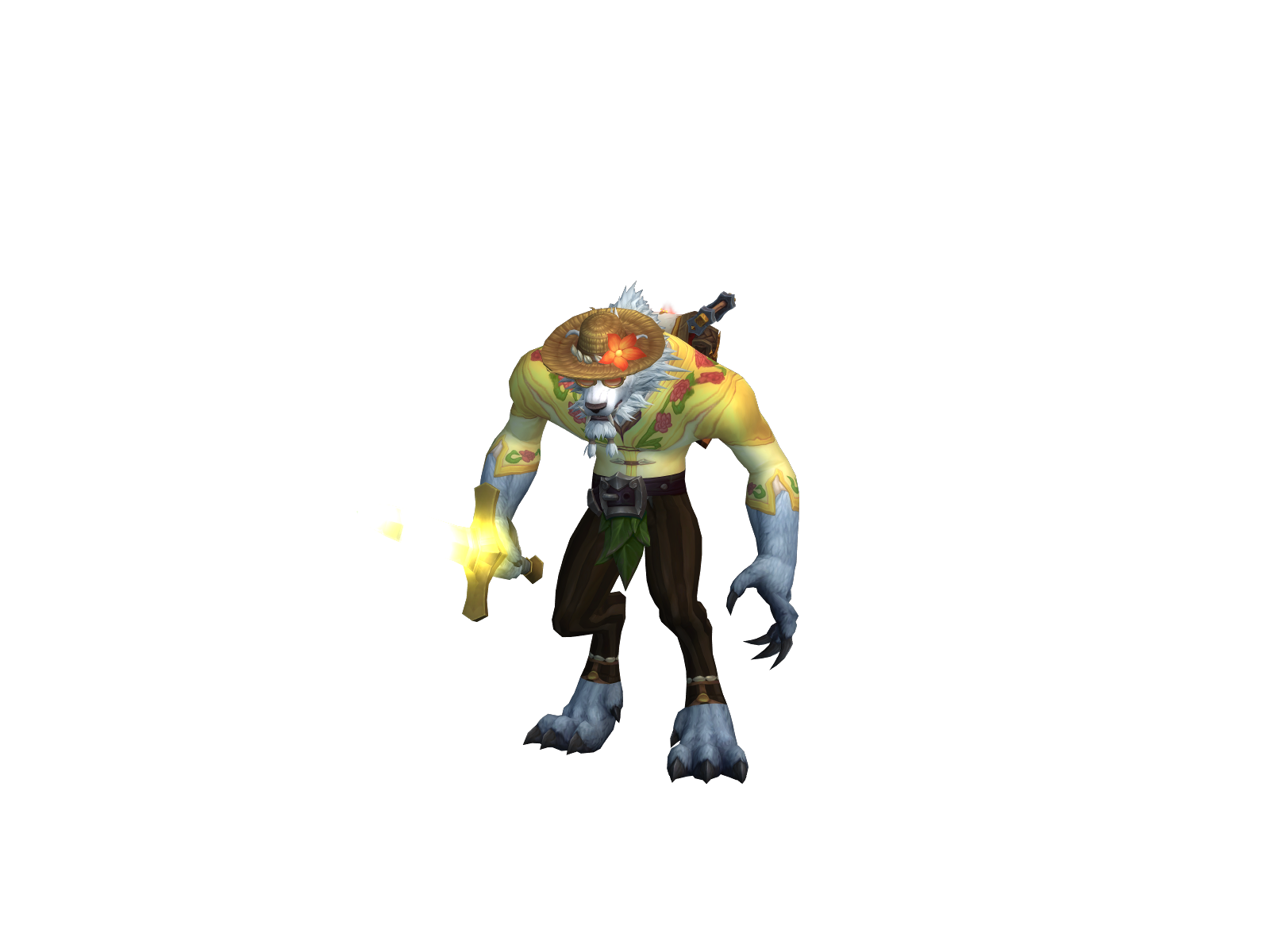 Snowchain 3D character render