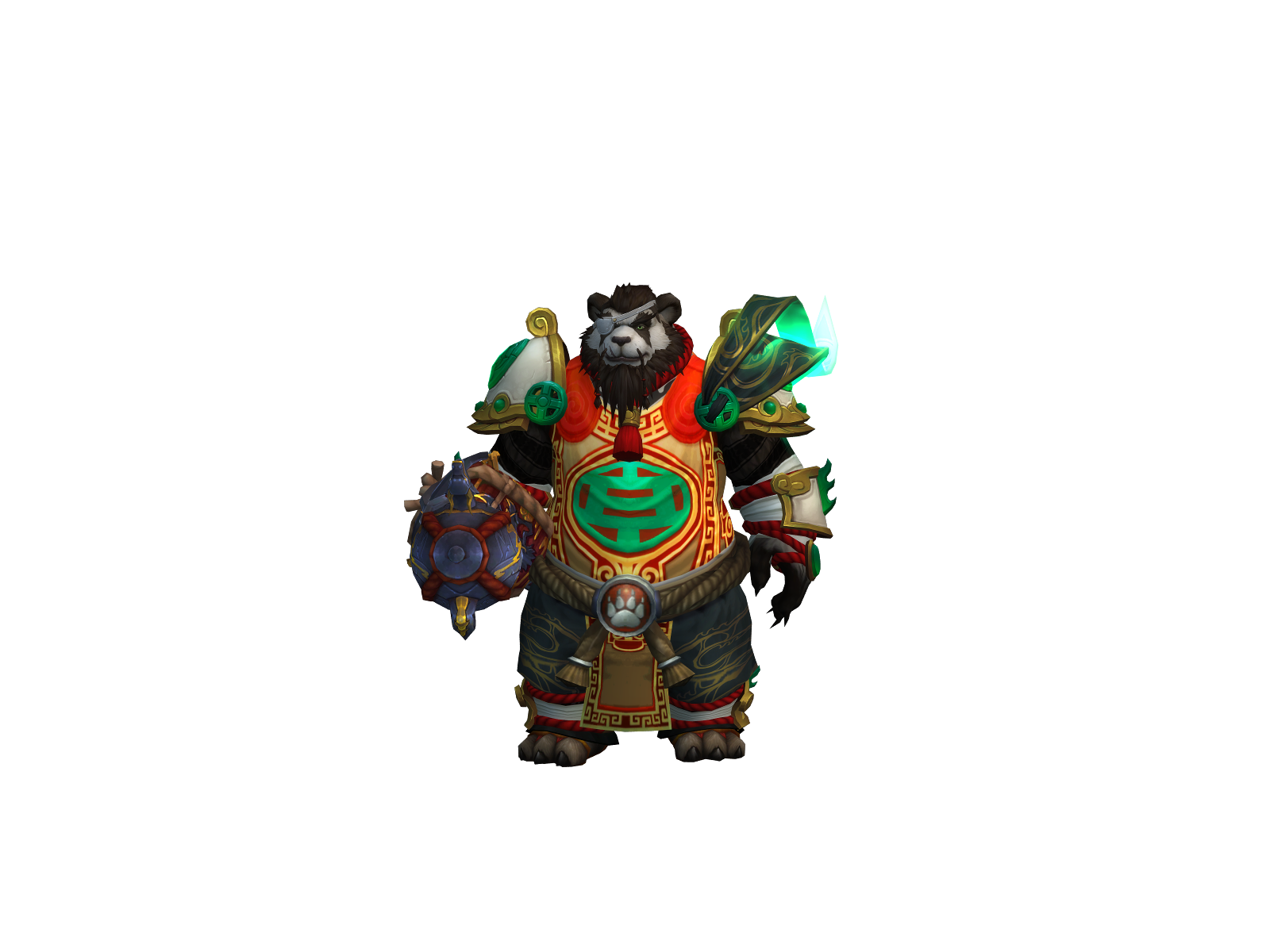 Bòraícho 3D character render