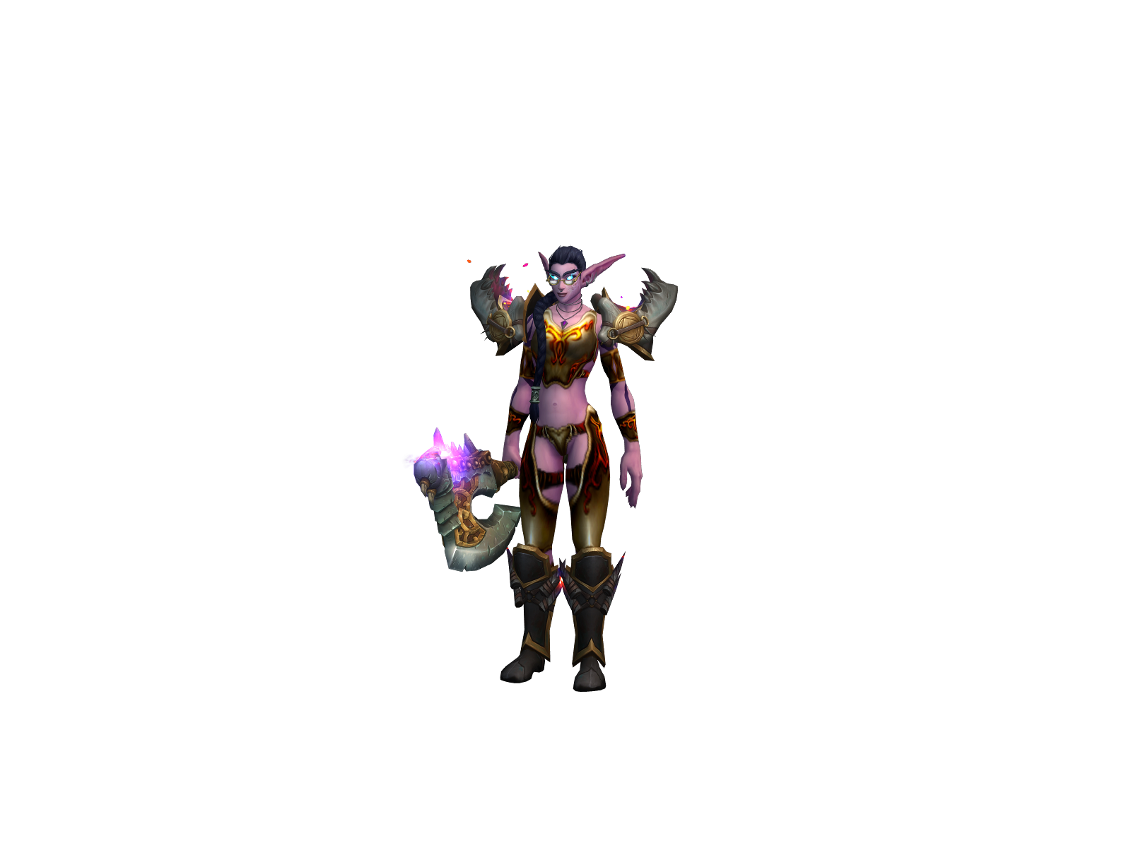 Sxorn 3D character render