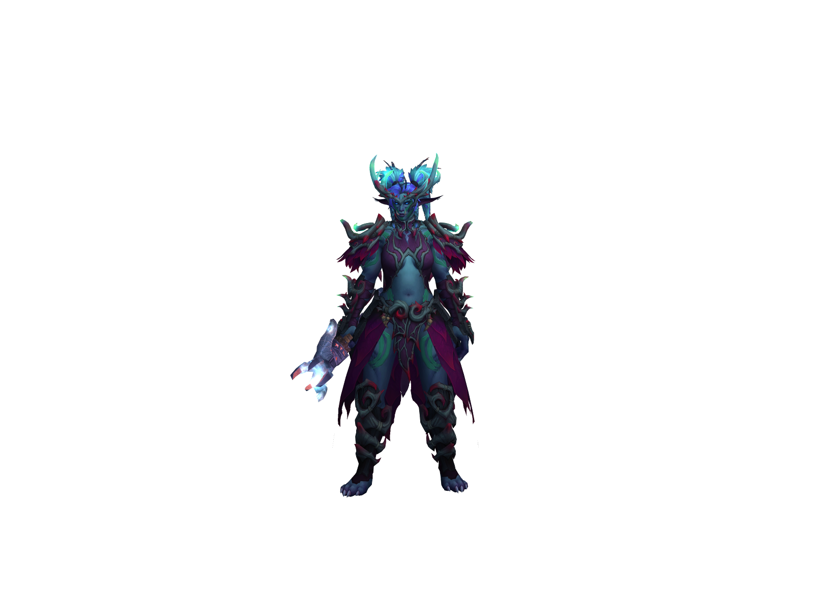 Sylvannaris 3D character render
