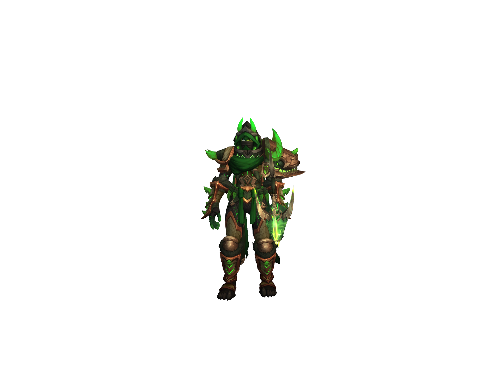 Fusilly 3D character render