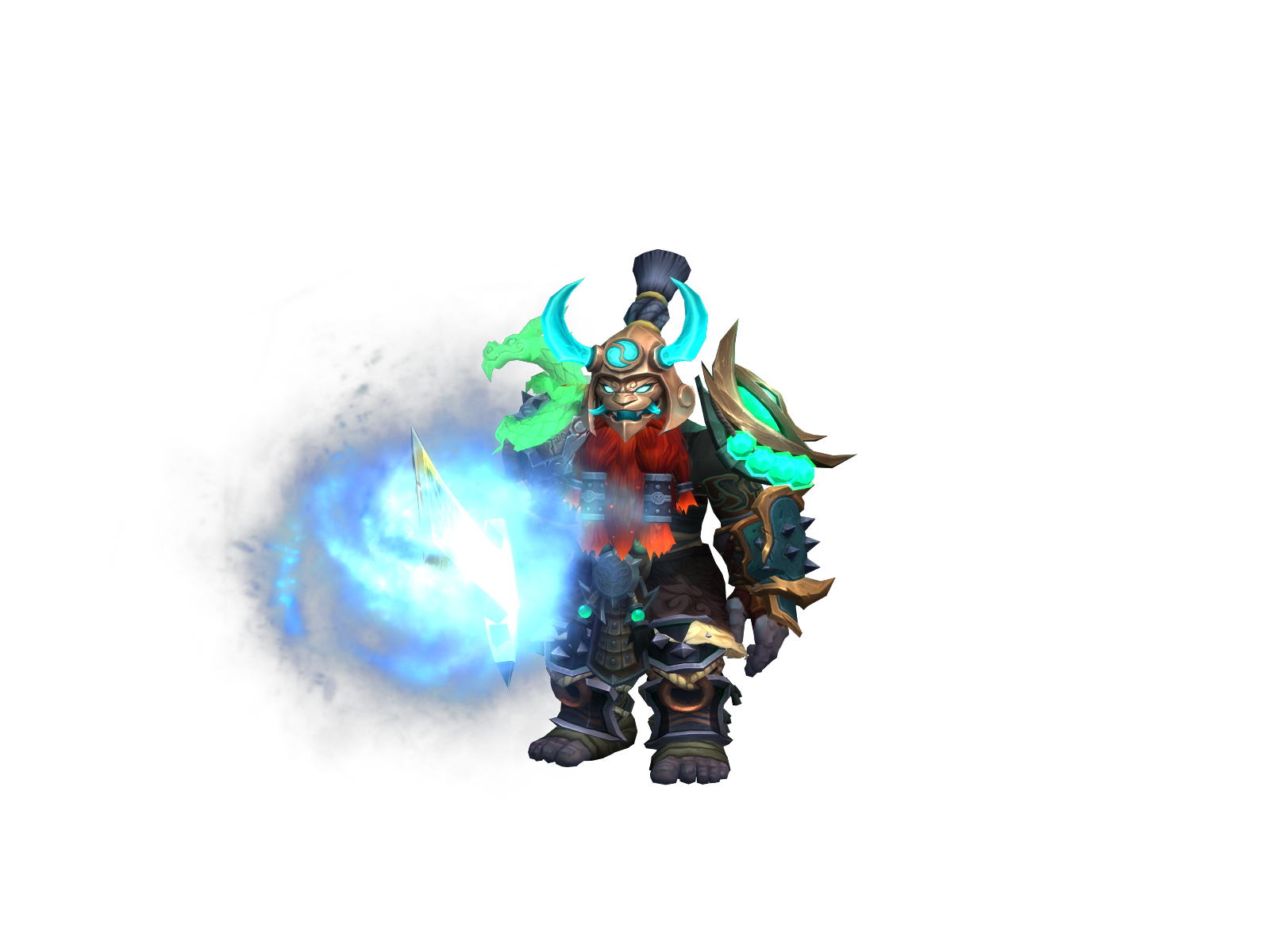 Ázão 3D character render