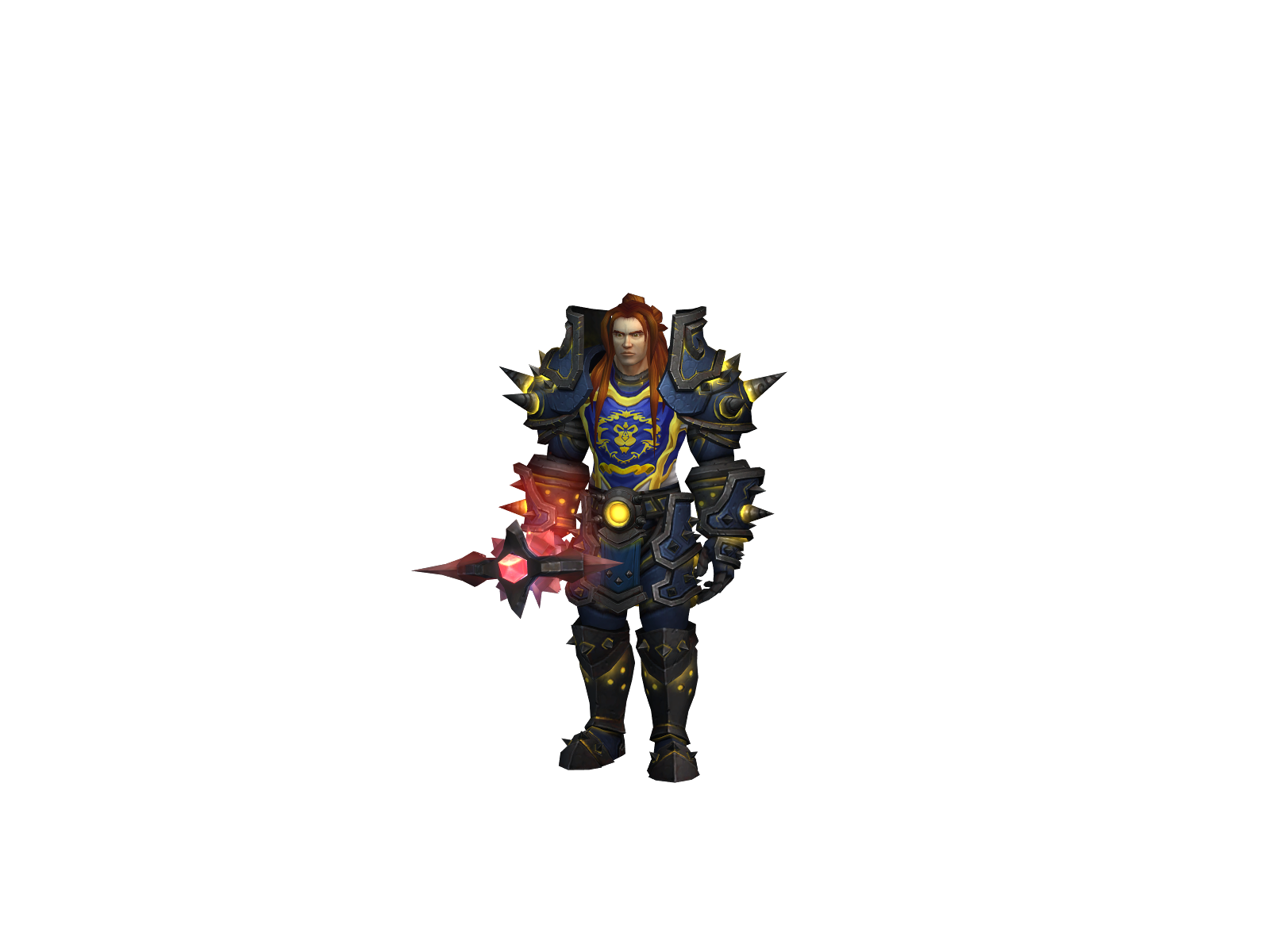 Demolayed 3D character render