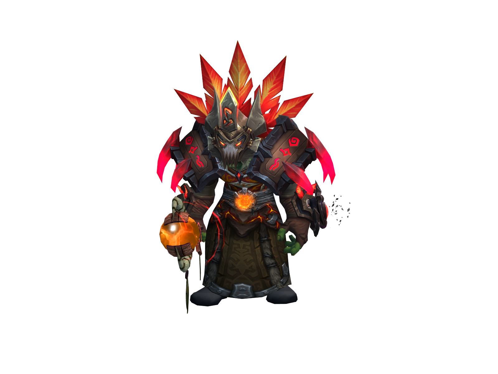 Pizzaship 3D character render