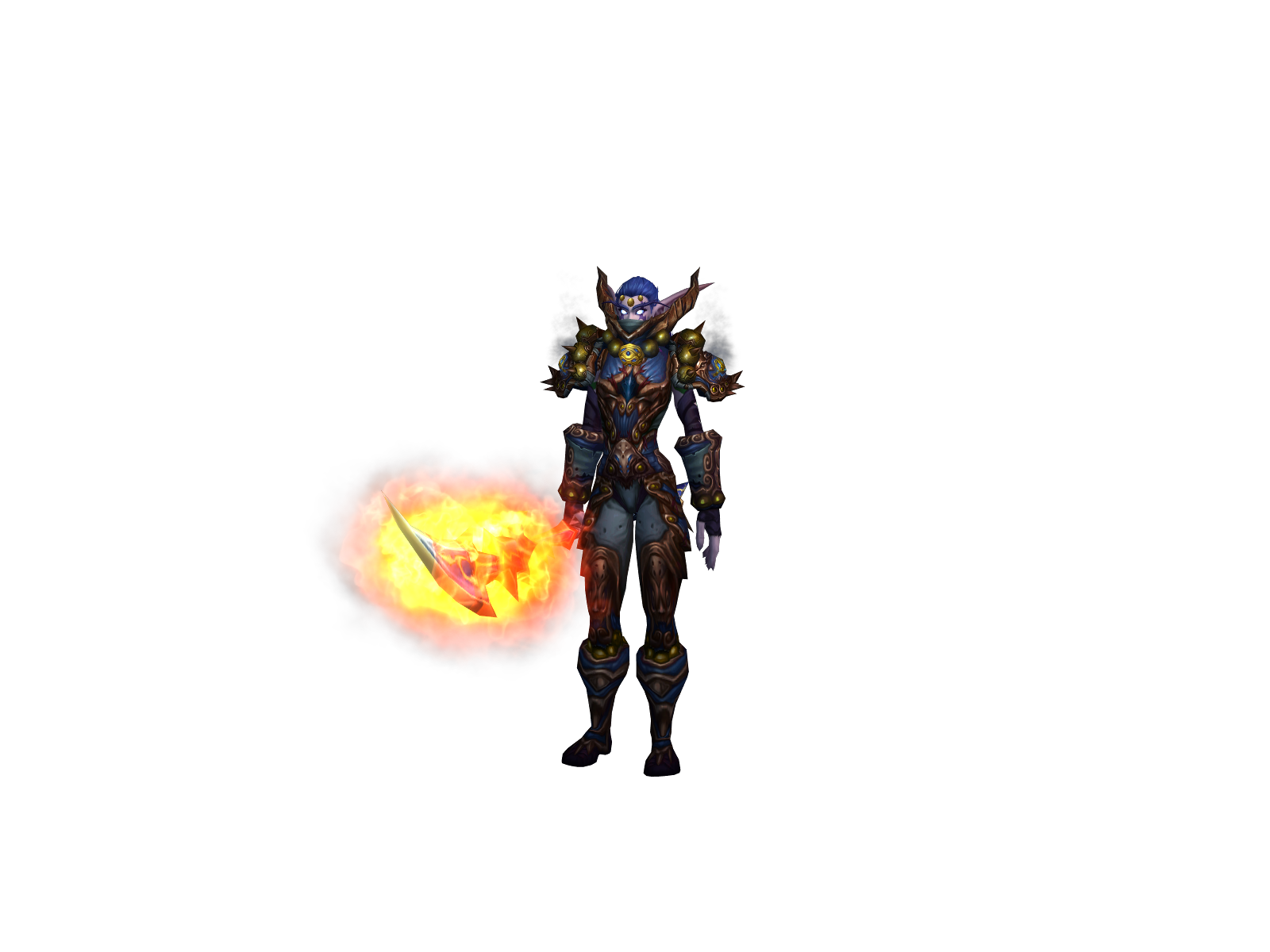 Flowingmist 3D character render