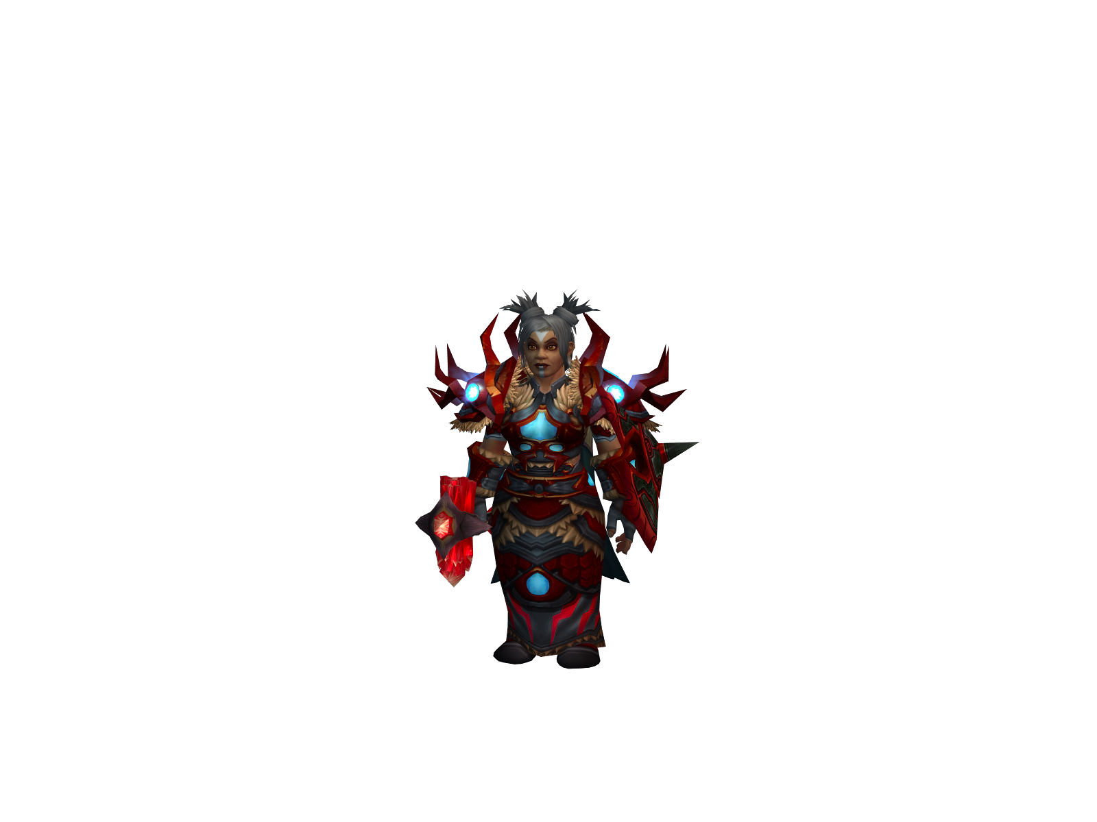 Fralls 3D character render